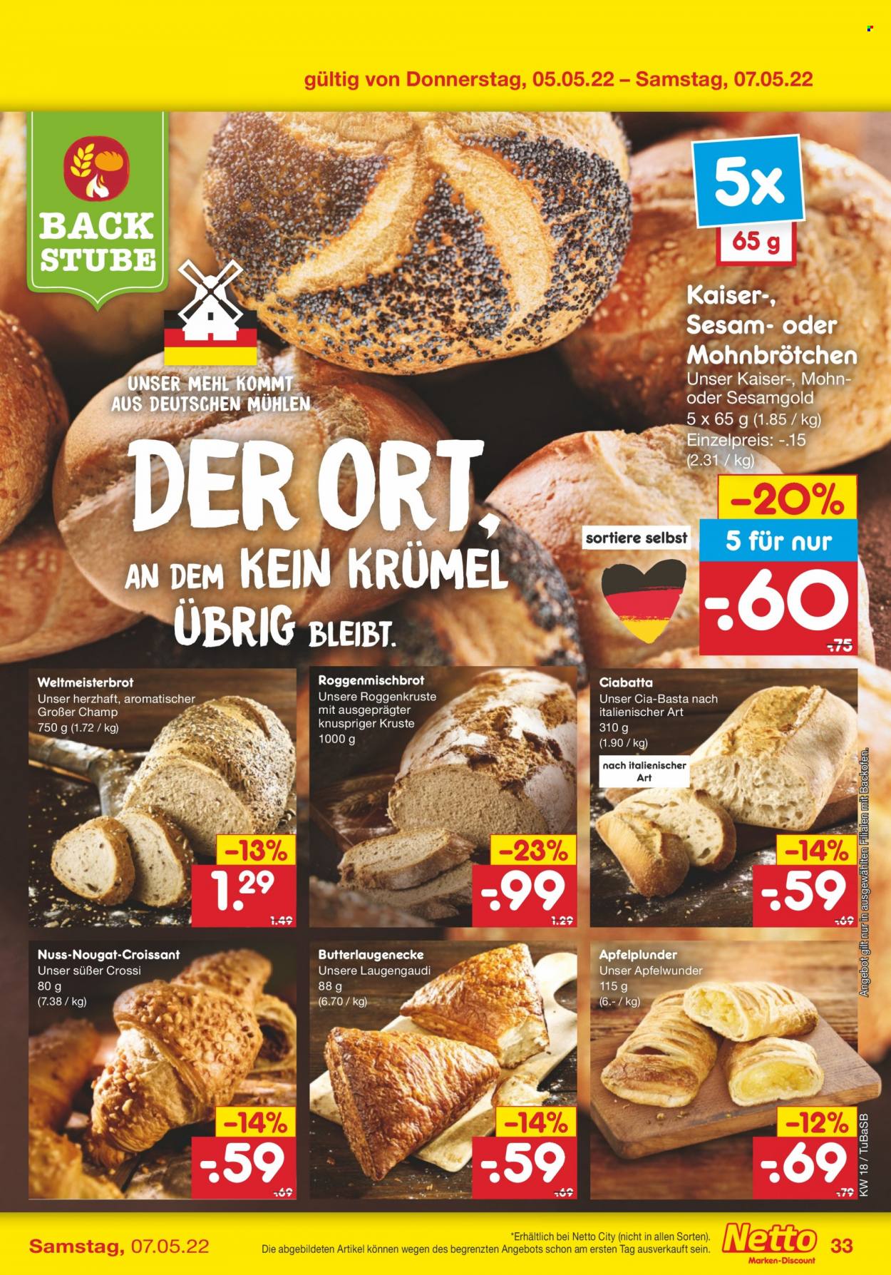 Netto Marken-Discount Prospekte  - 2.05.2022 - 7.05.2022. Seite 33