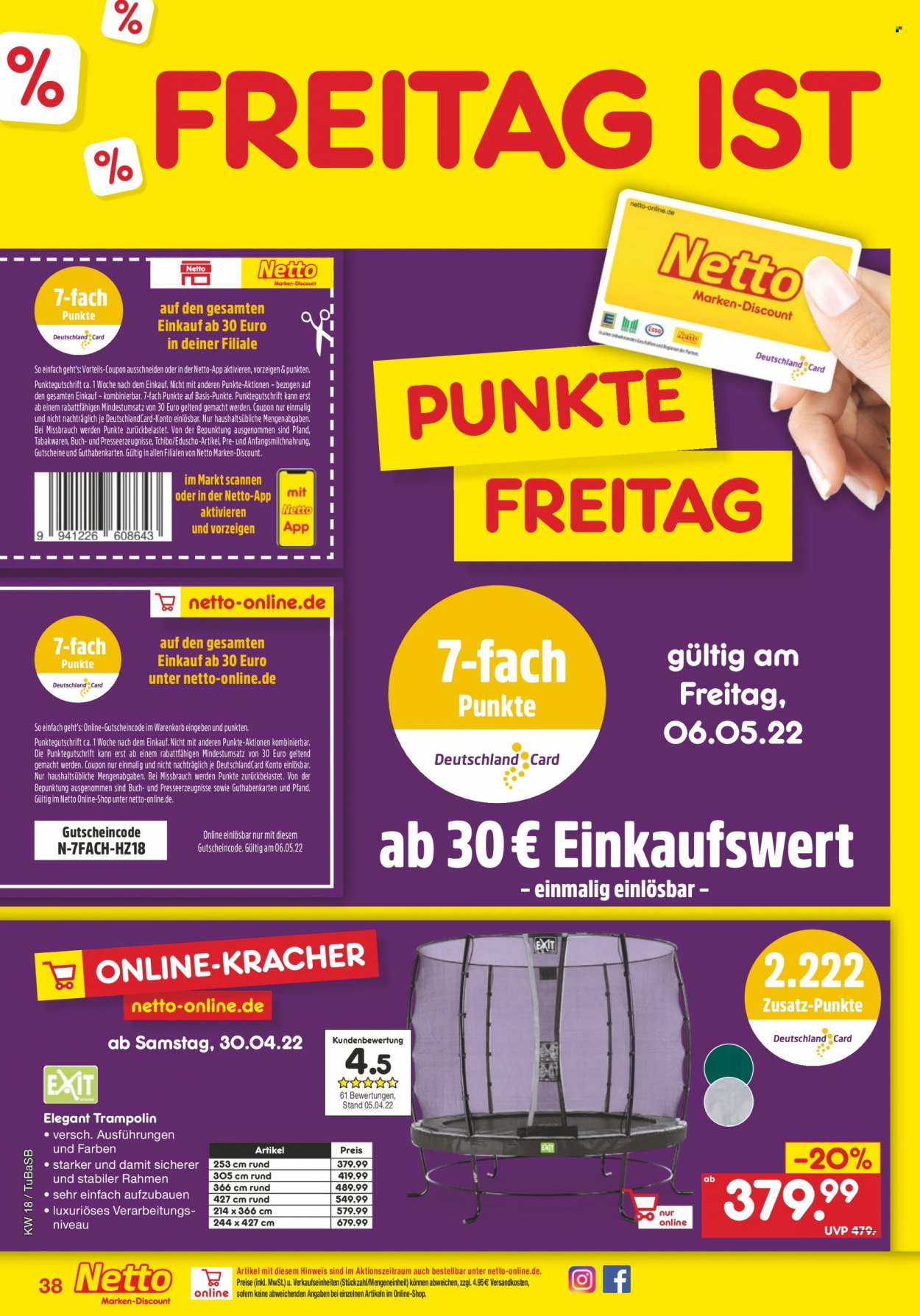 Netto Marken-Discount Prospekte  - 2.05.2022 - 7.05.2022. Seite 38