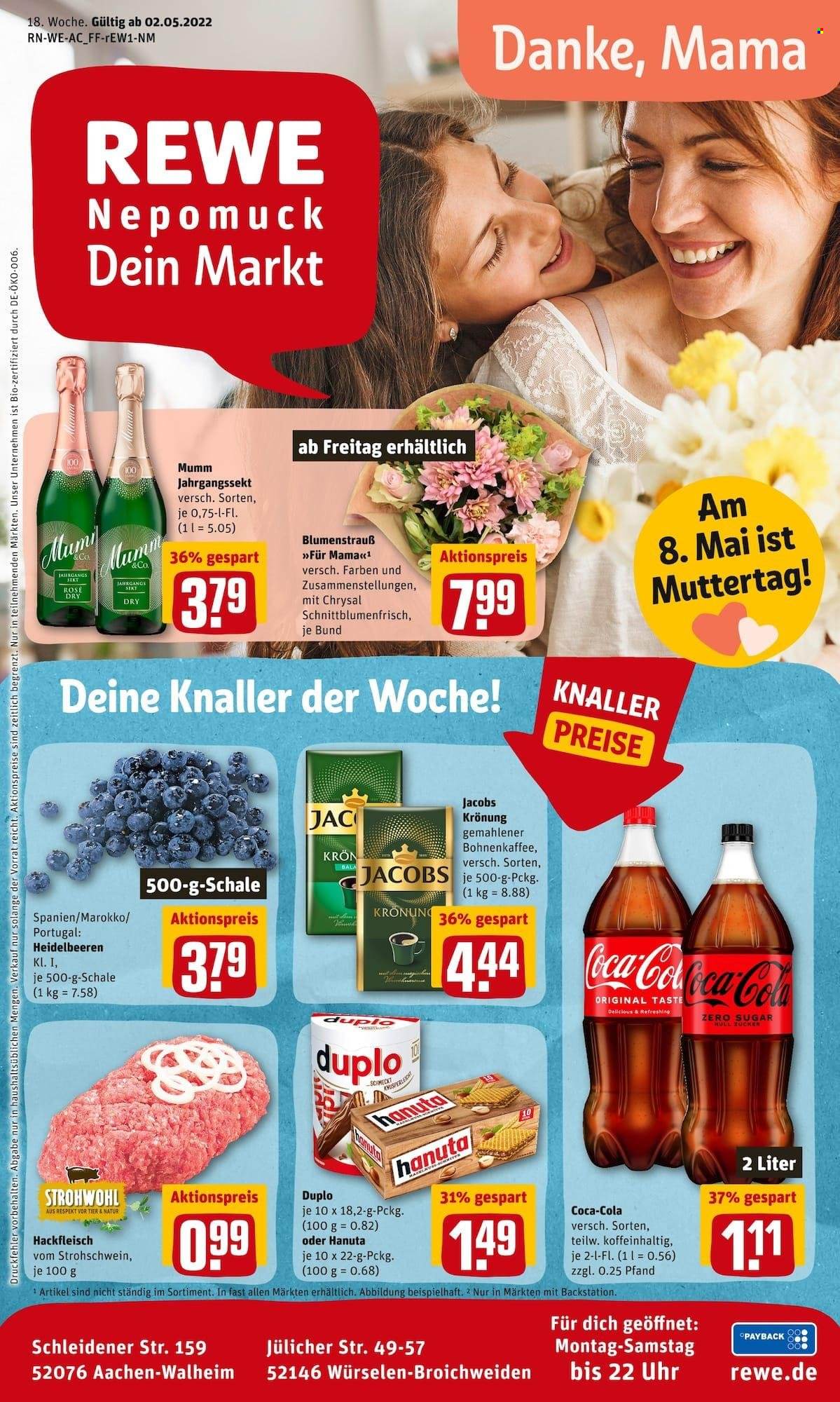 Leták REWE - 2.5.2022 - 7.5.2022. Strana 1