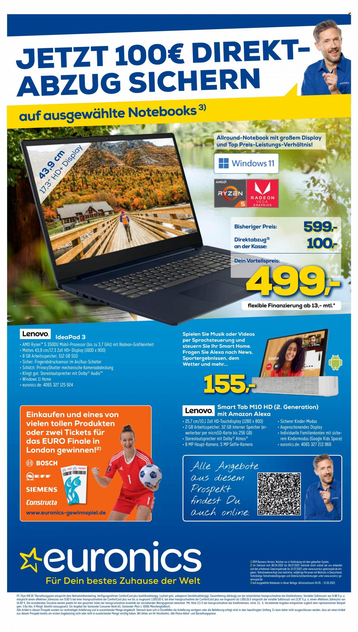Euronics Prospekte  - 4.05.2022 - 10.05.2022. Seite 1