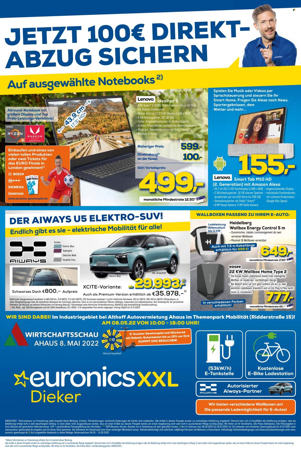 Euronics Prospekte  - 6.05.2022 - 12.05.2022. Seite 1