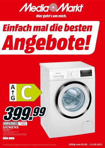 Prospekte MediaMarkt - 5.05.2022 - 11.05.2022.