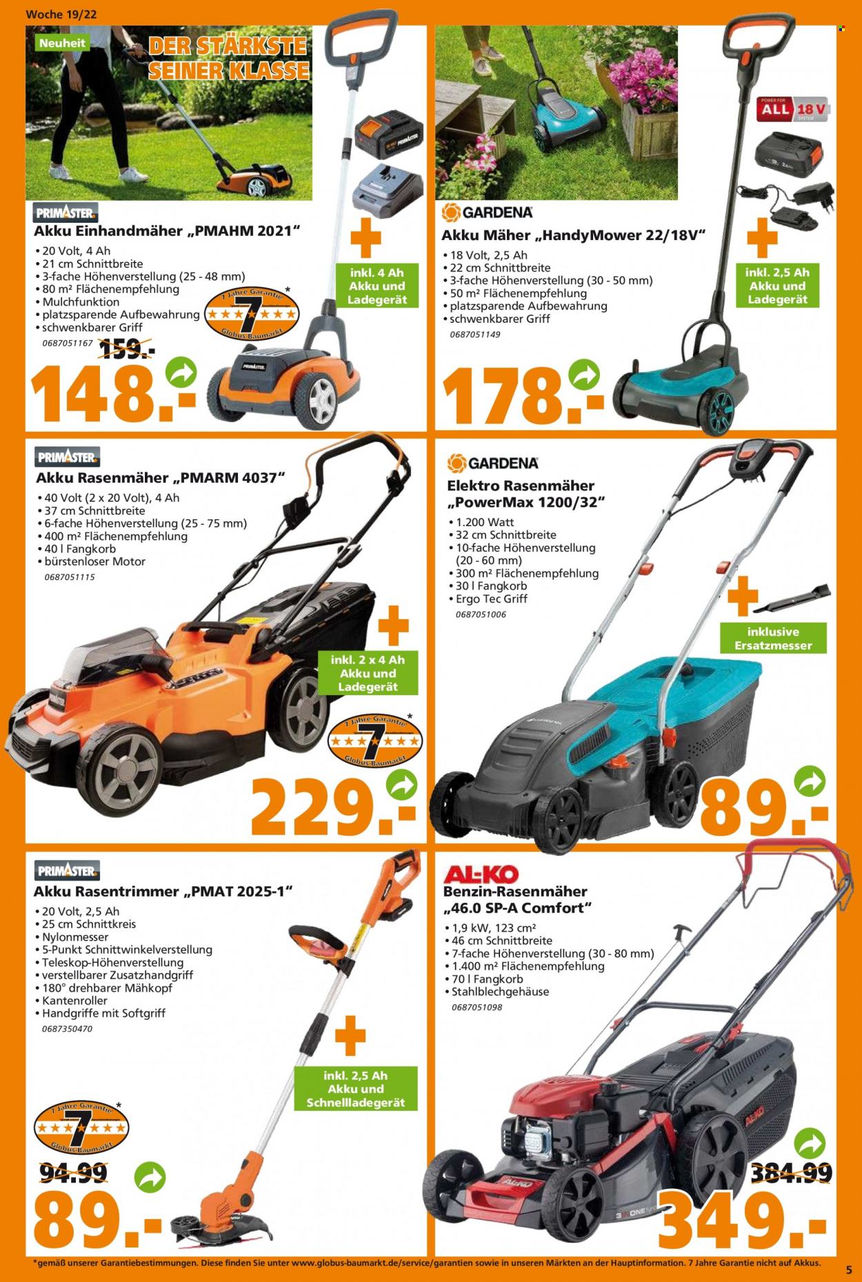 Globus Baumarkt Prospekte  - 9.05.2022 - 14.05.2022. Seite 5