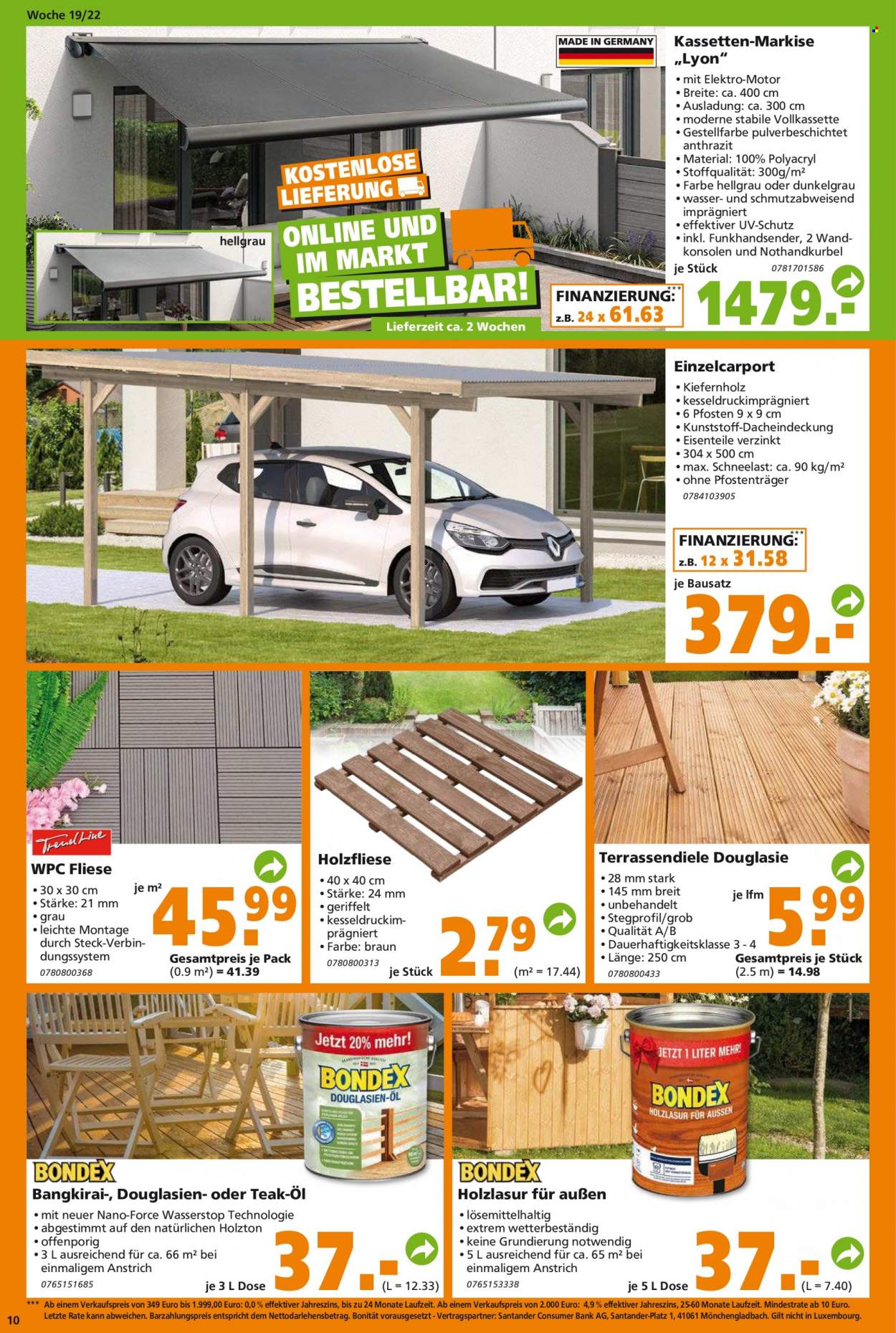 Globus Baumarkt Prospekte  - 9.05.2022 - 14.05.2022. Seite 10