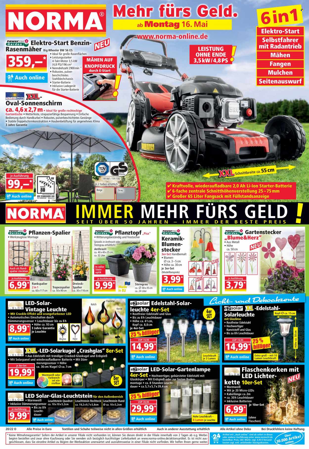 Norma Prospekte  - 16.05.2022 - 22.05.2022. Seite 1