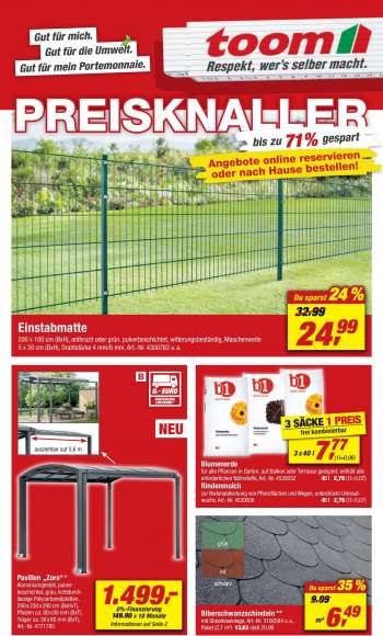 Prospekte toom Baumarkt - 14.05.2022 - 20.05.2022.