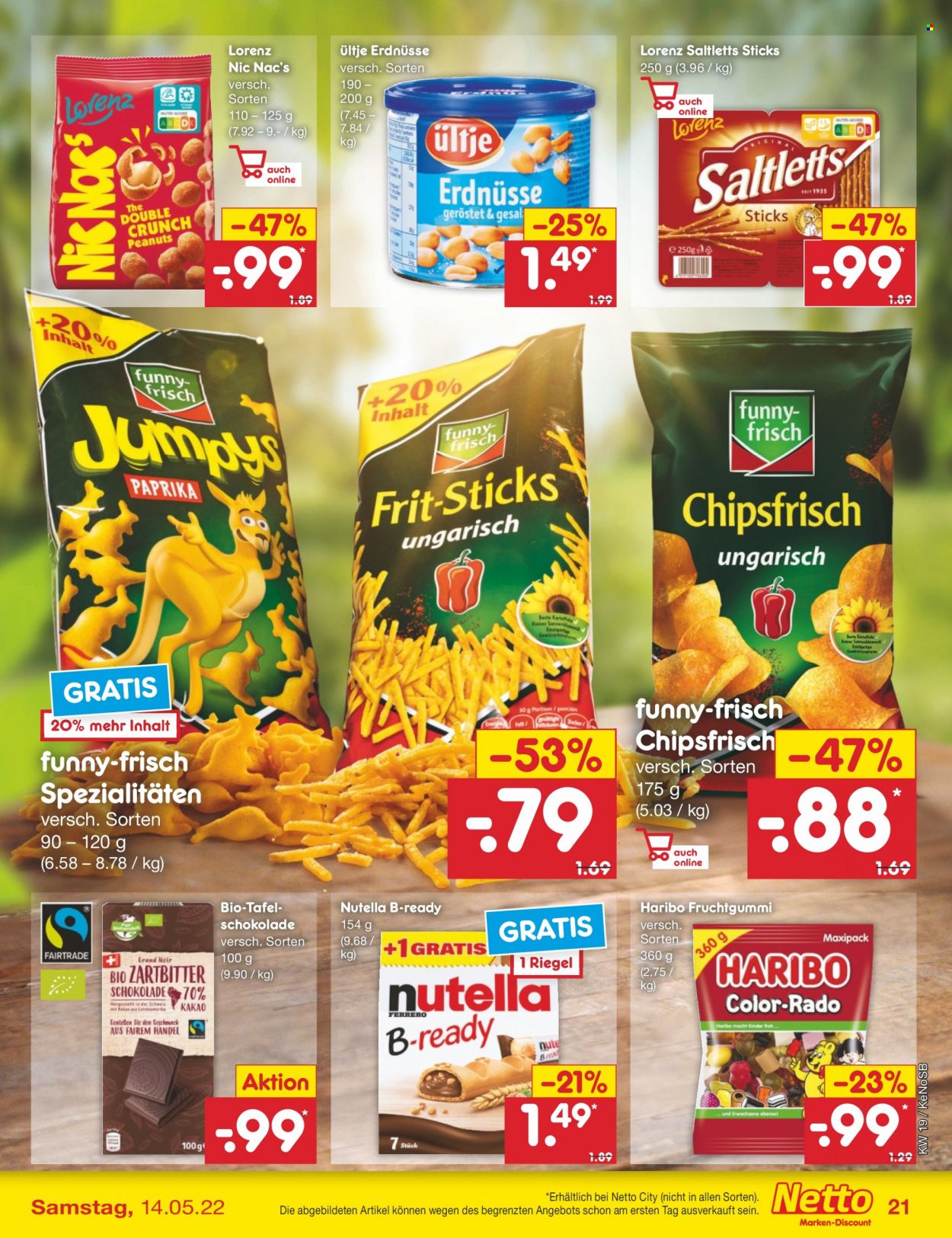 Netto Marken-Discount Prospekte  - 9.05.2022 - 14.05.2022. Seite 21