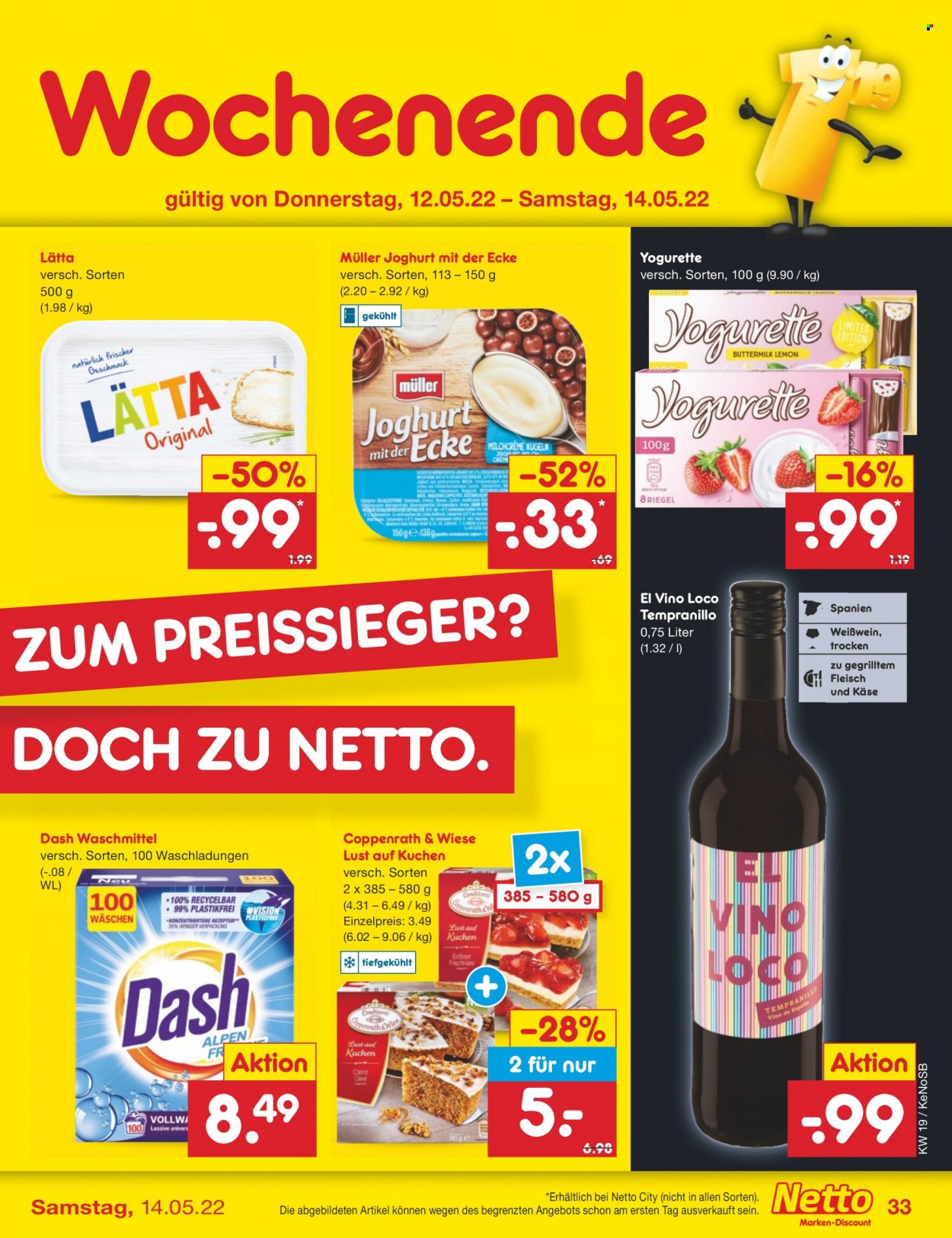 Netto Marken-Discount Prospekte  - 9.05.2022 - 14.05.2022. Seite 33