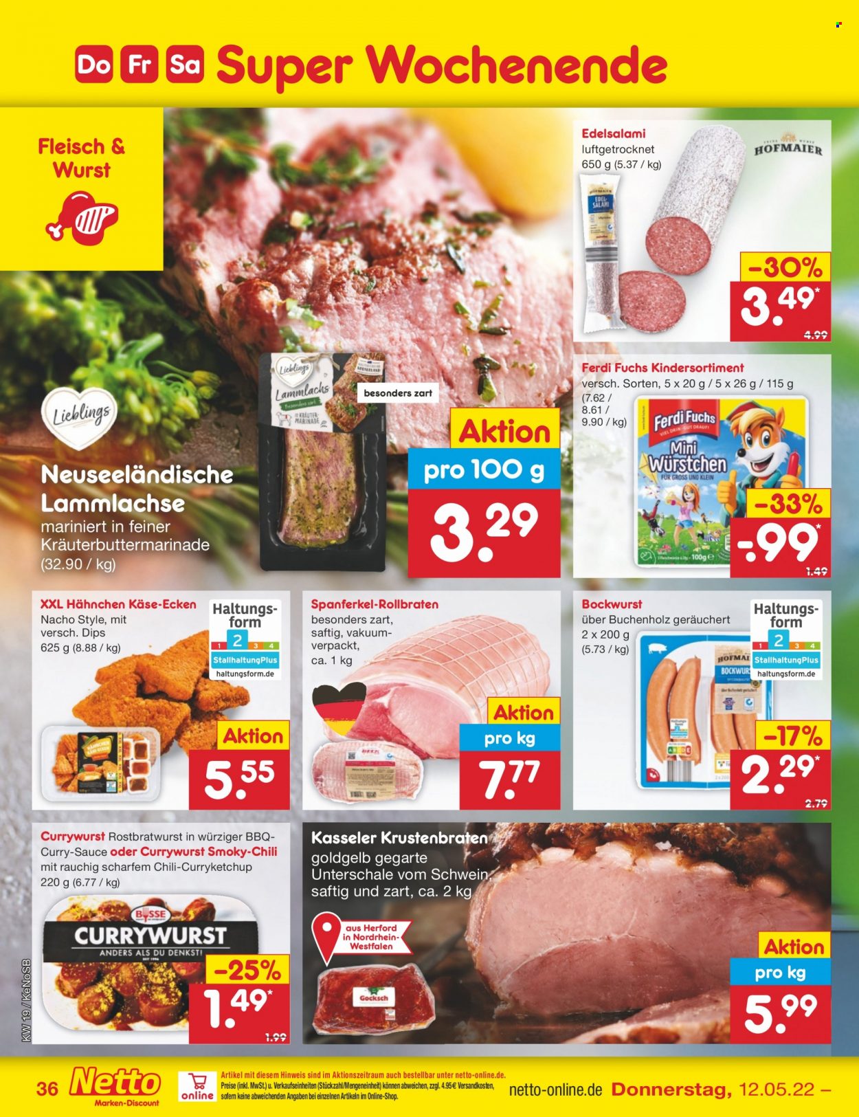 Netto Marken-Discount Prospekte  - 9.05.2022 - 14.05.2022. Seite 36