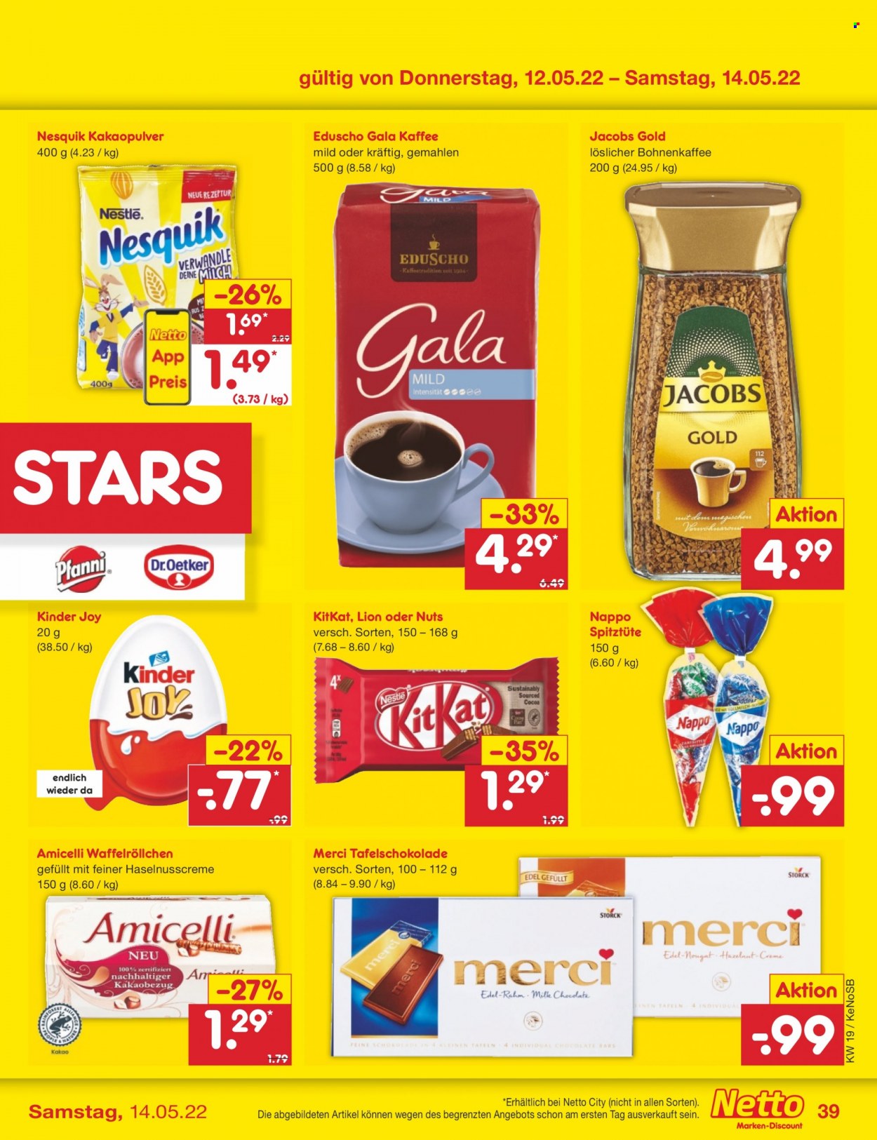 Netto Marken-Discount Prospekte  - 9.05.2022 - 14.05.2022. Seite 39