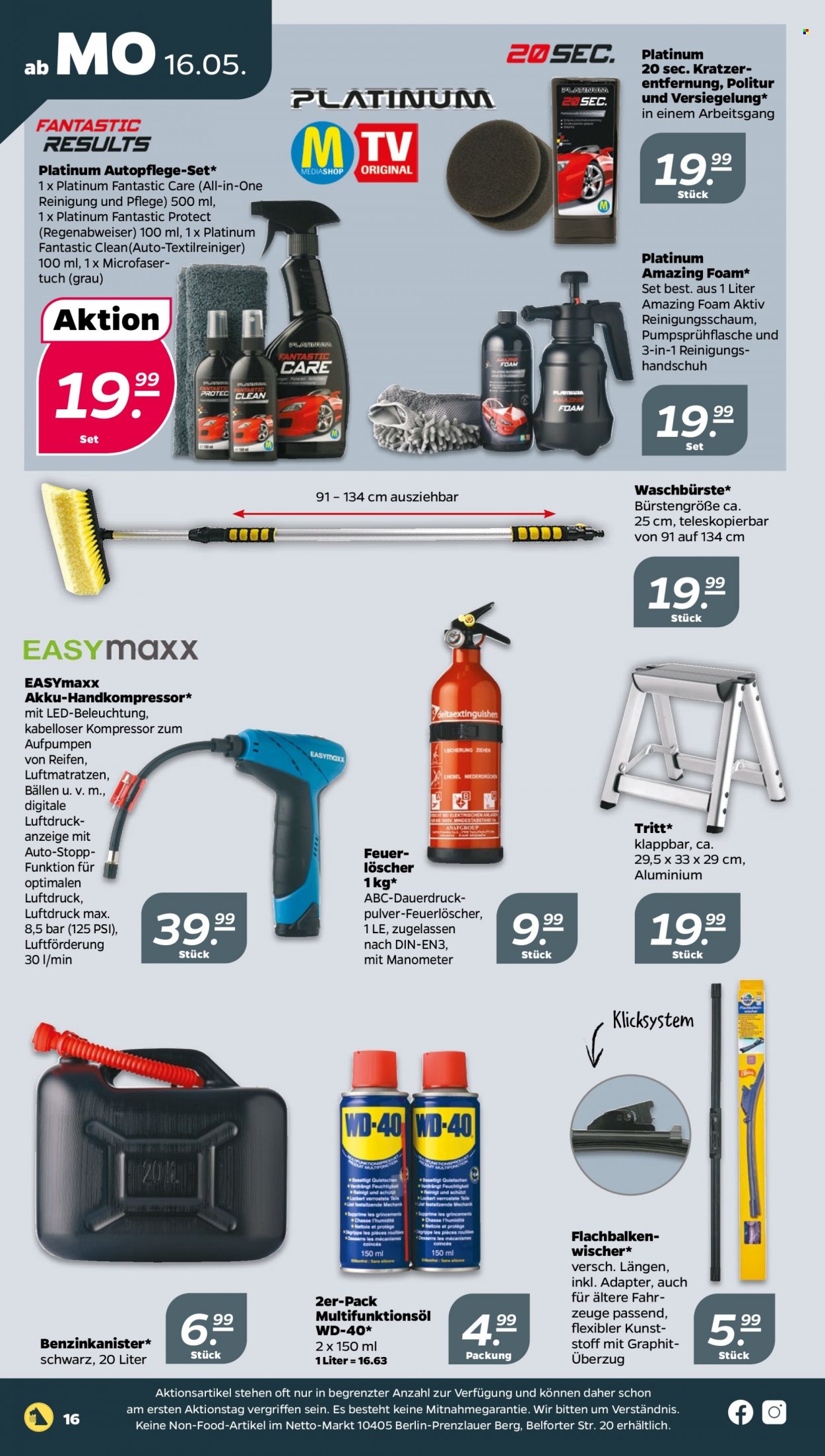 Netto Prospekte  - 16.05.2022 - 21.05.2022. Seite 16