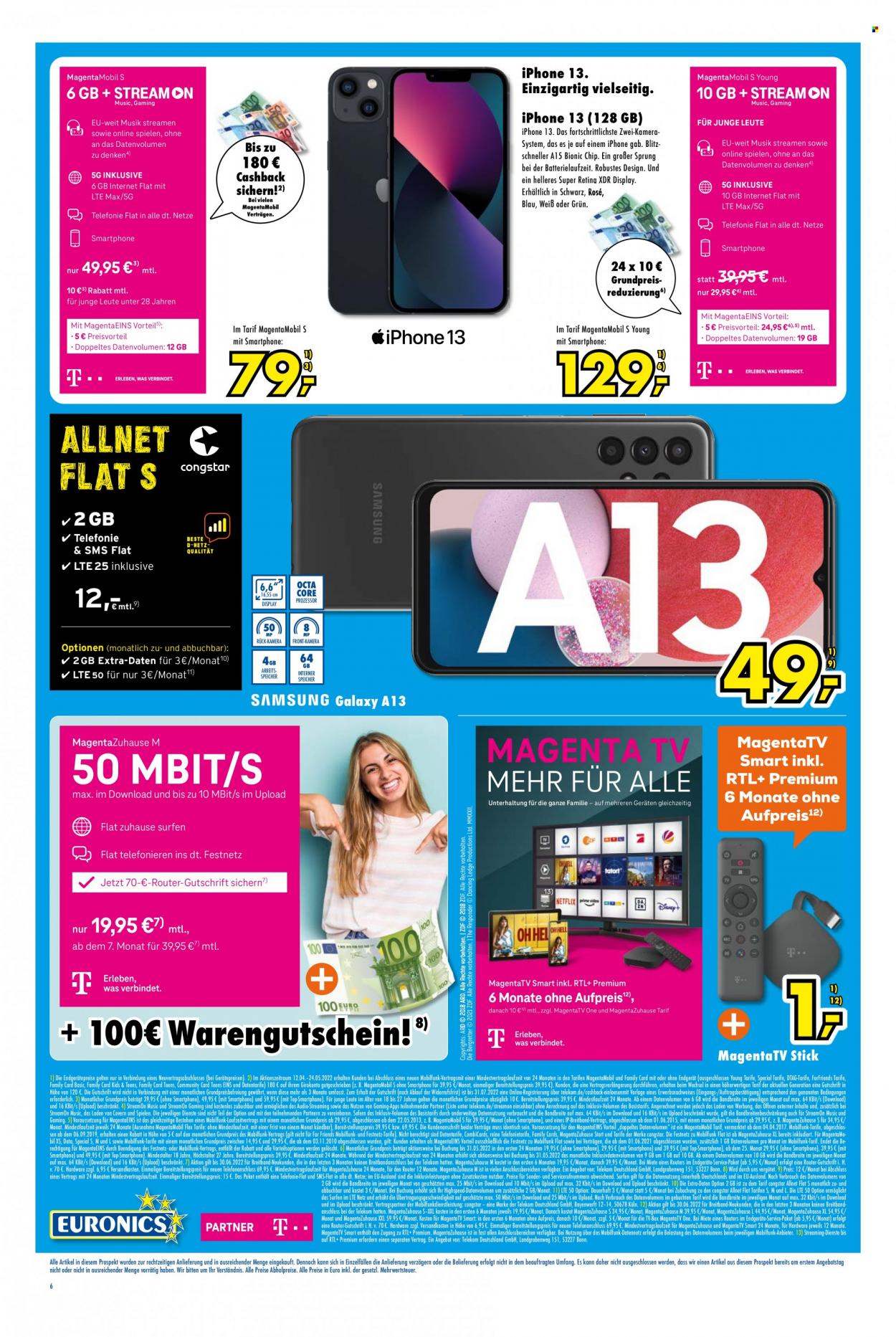 Euronics Prospekte  - 11.05.2022 - 17.05.2022. Seite 6