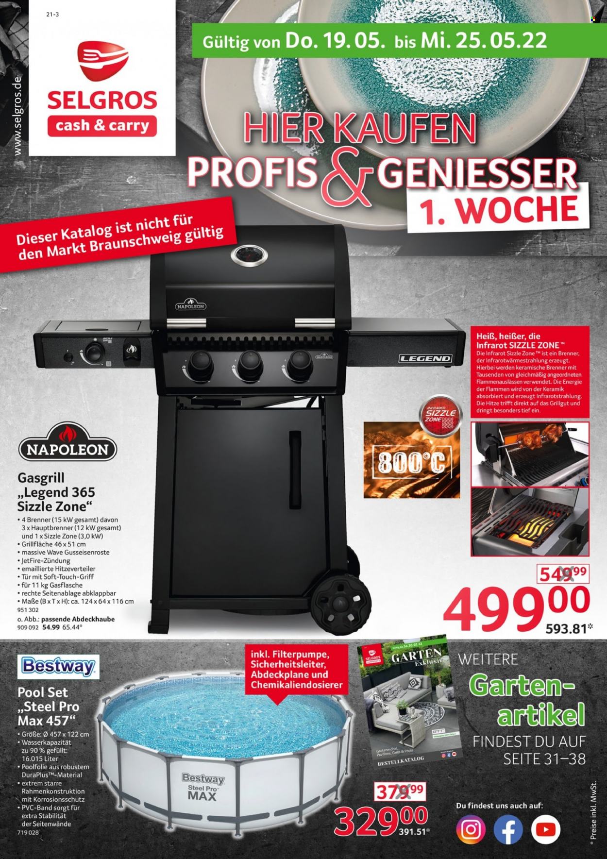 Selgros Prospekte  - 19.05.2022 - 25.05.2022. Seite 1