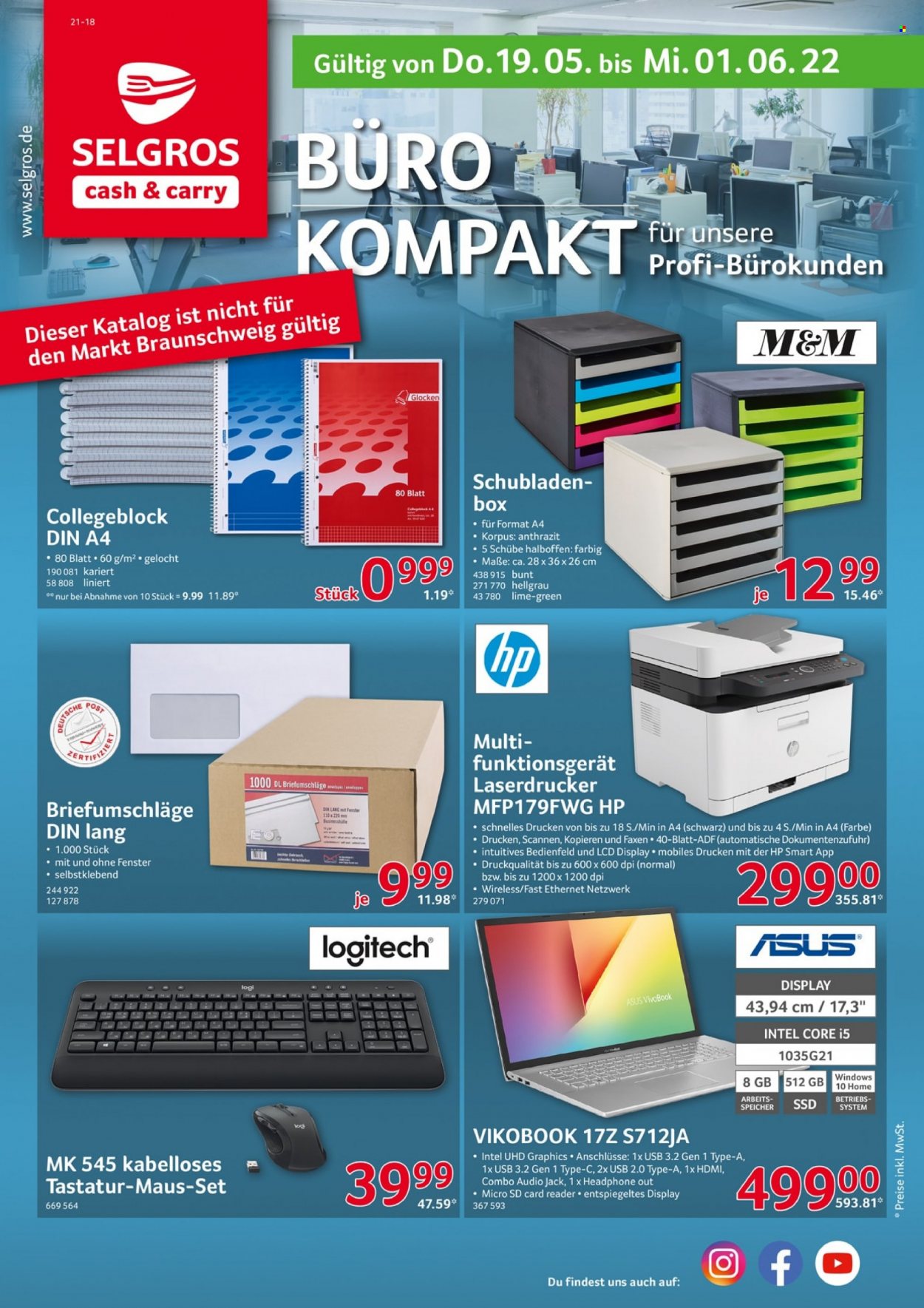 Selgros Prospekte  - 19.05.2022 - 1.06.2022. Seite 1