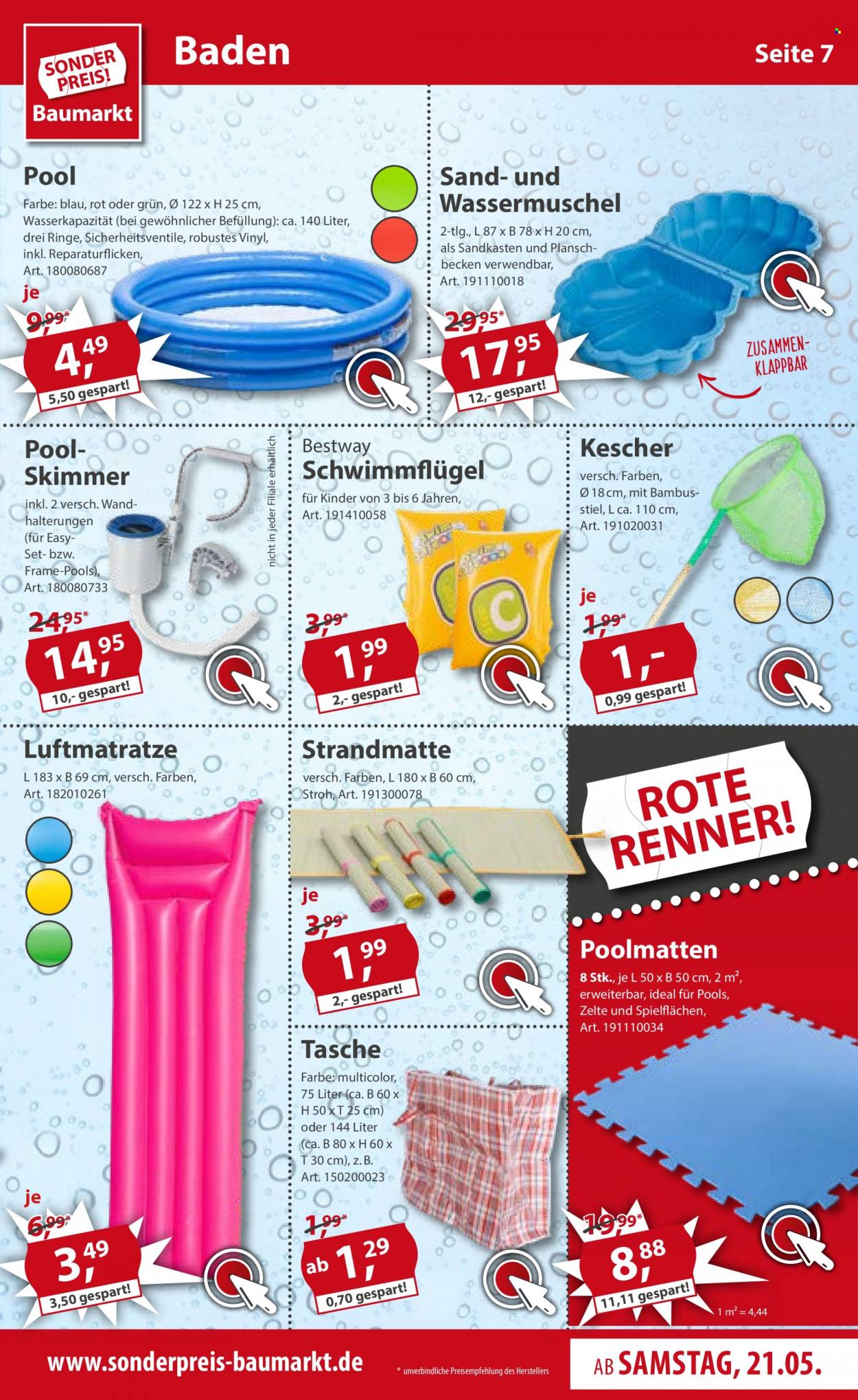 Sonderpreis-Baumarkt Prospekte  - 21.05.2022 - 27.05.2022. Seite 7