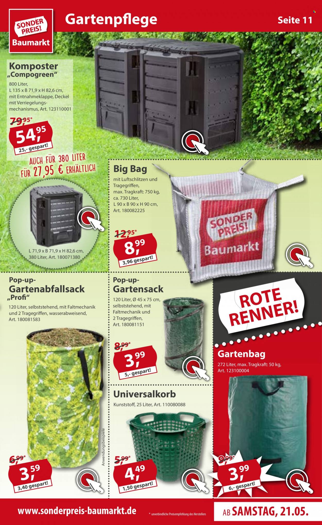 Sonderpreis-Baumarkt Prospekte  - 21.05.2022 - 27.05.2022. Seite 11