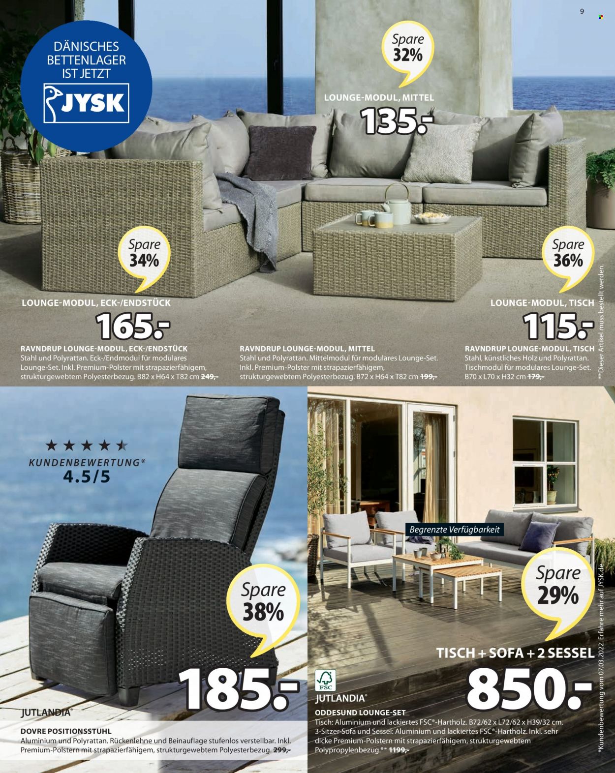 JYSK Prospekte  - 15.05.2022 - 21.05.2022. Seite 9