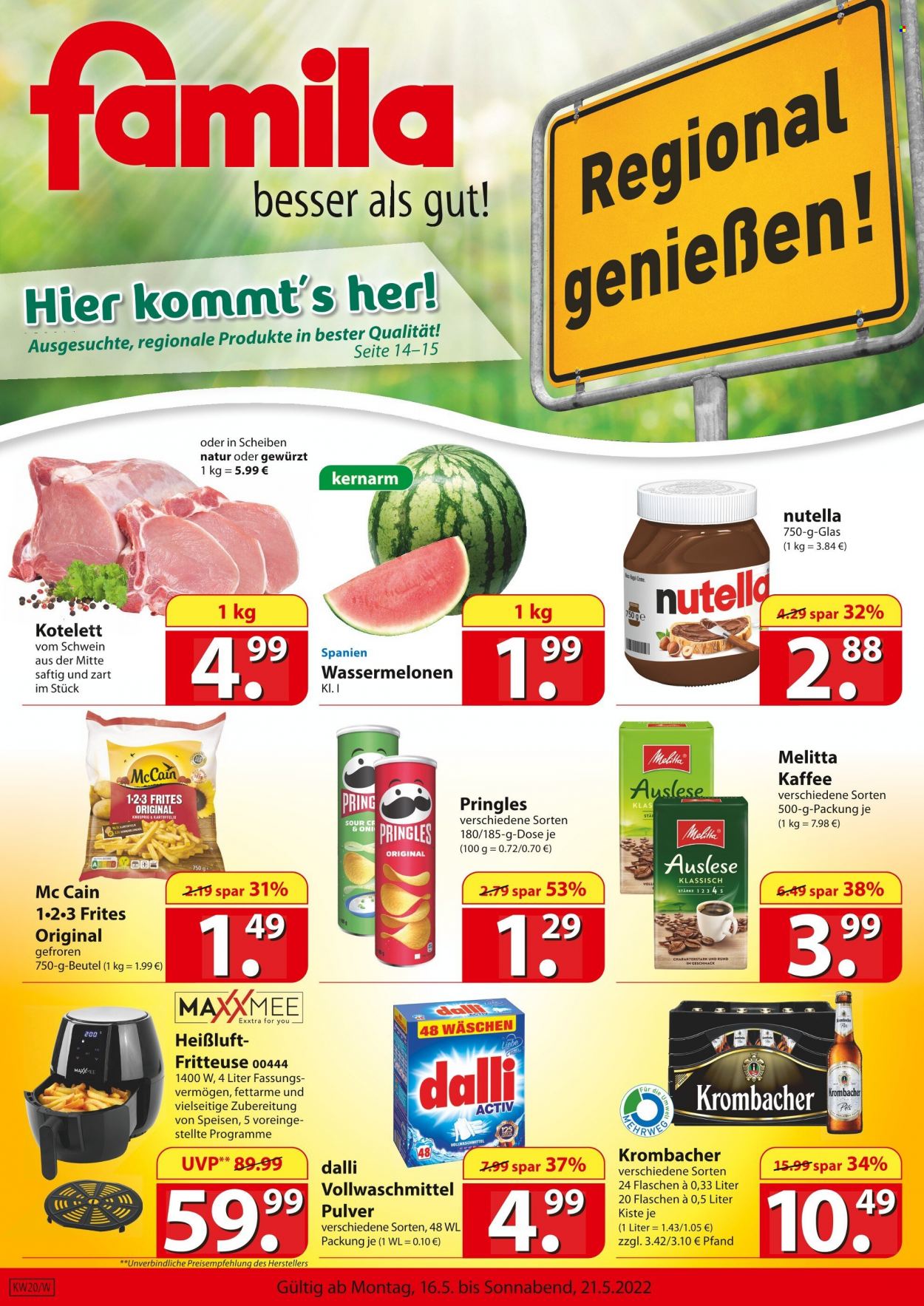 famila Prospekte  - 16.05.2022 - 21.05.2022. Seite 1