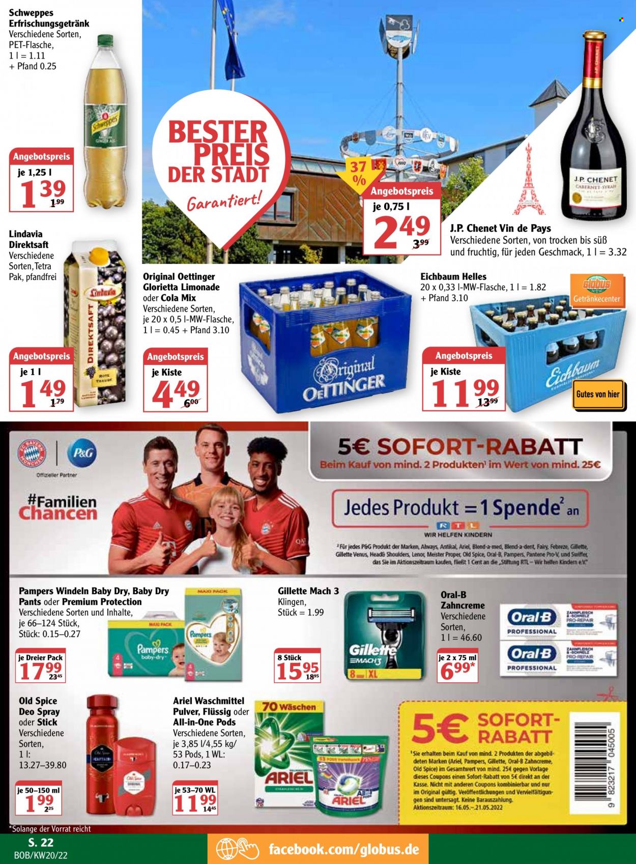Globus Prospekte  - 16.05.2022 - 21.05.2022. Seite 22