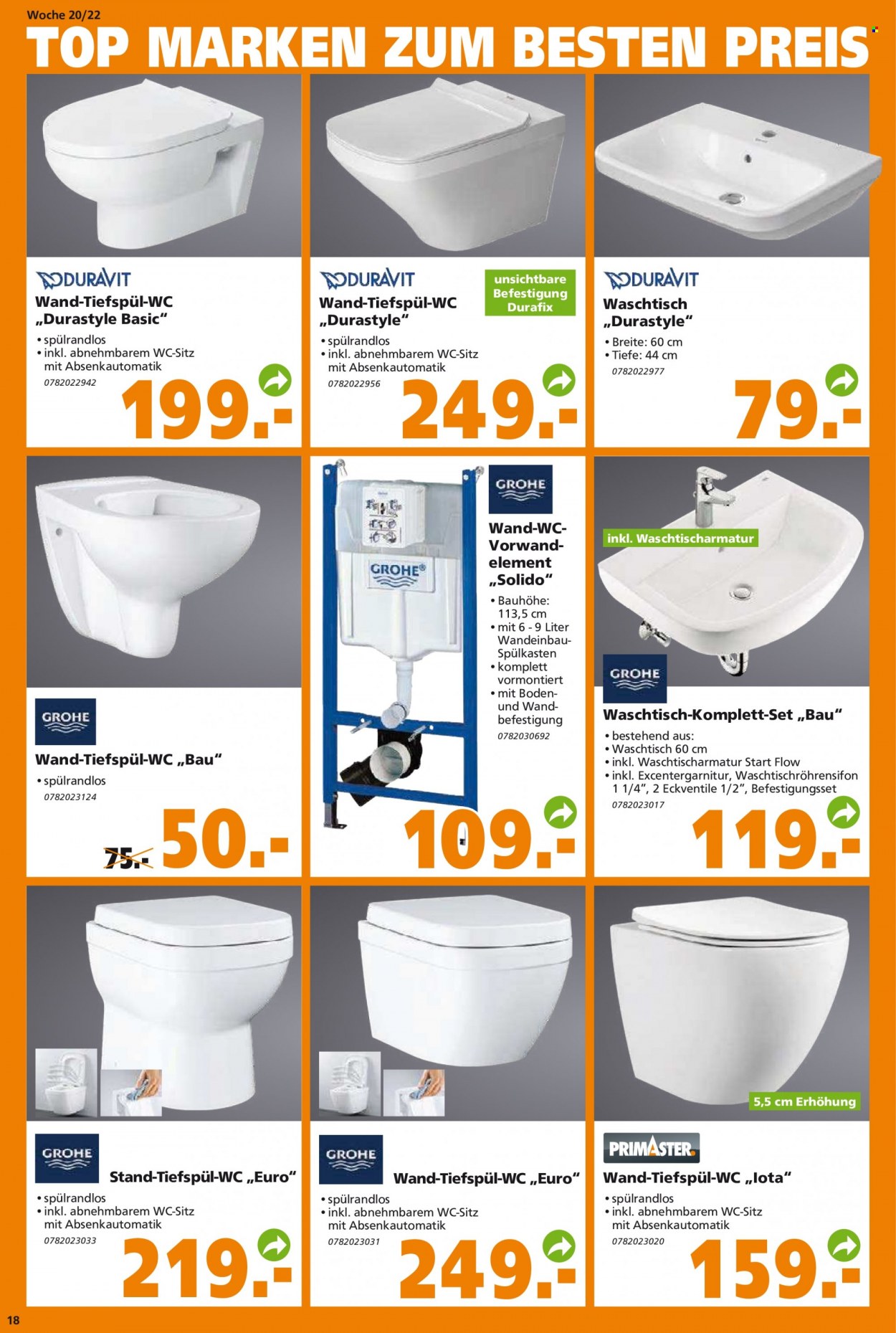 Globus Baumarkt Prospekte  - 16.05.2022 - 21.05.2022. Seite 18