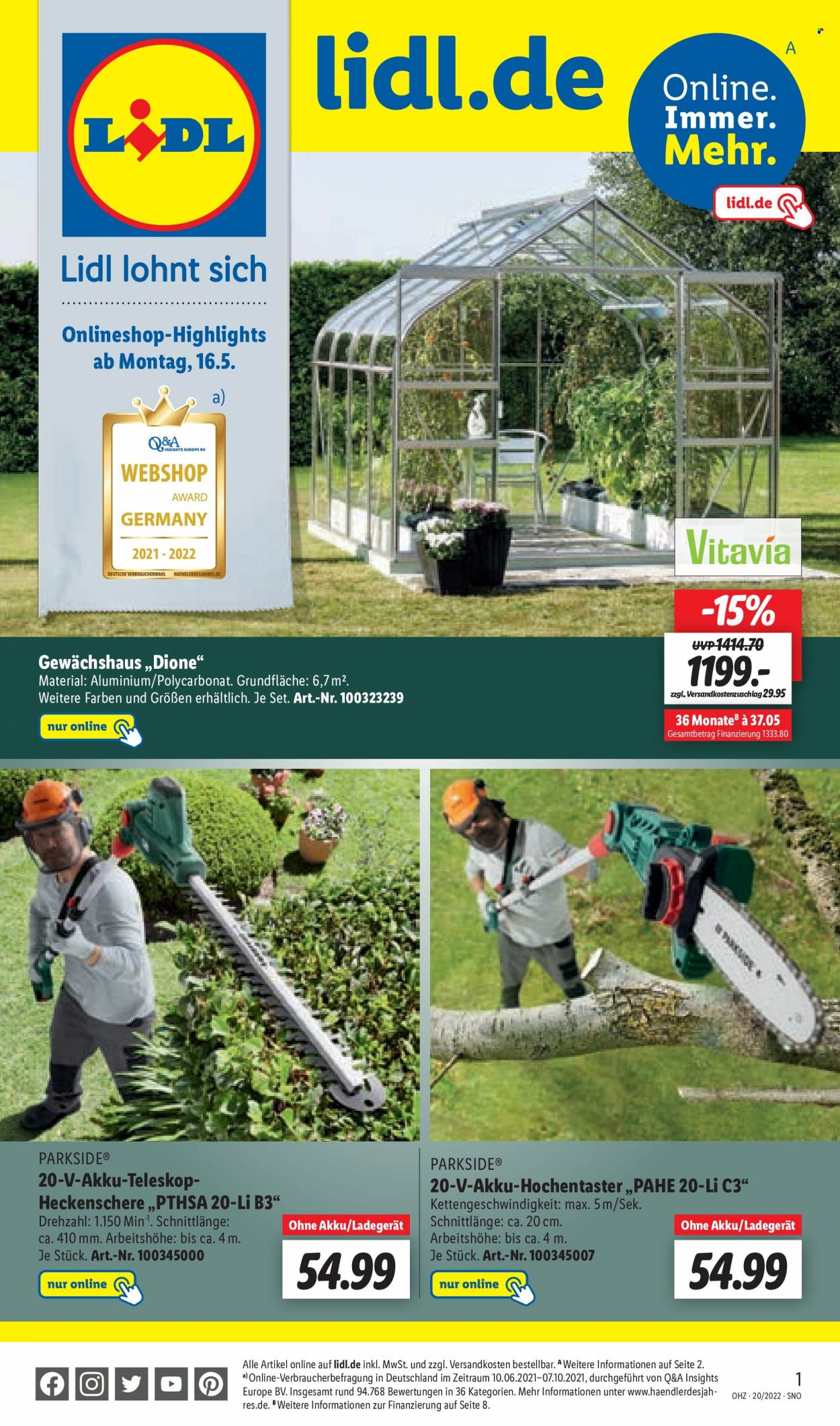 Lidl Prospekte  - 16.05.2022 - 21.05.2022. Seite 55