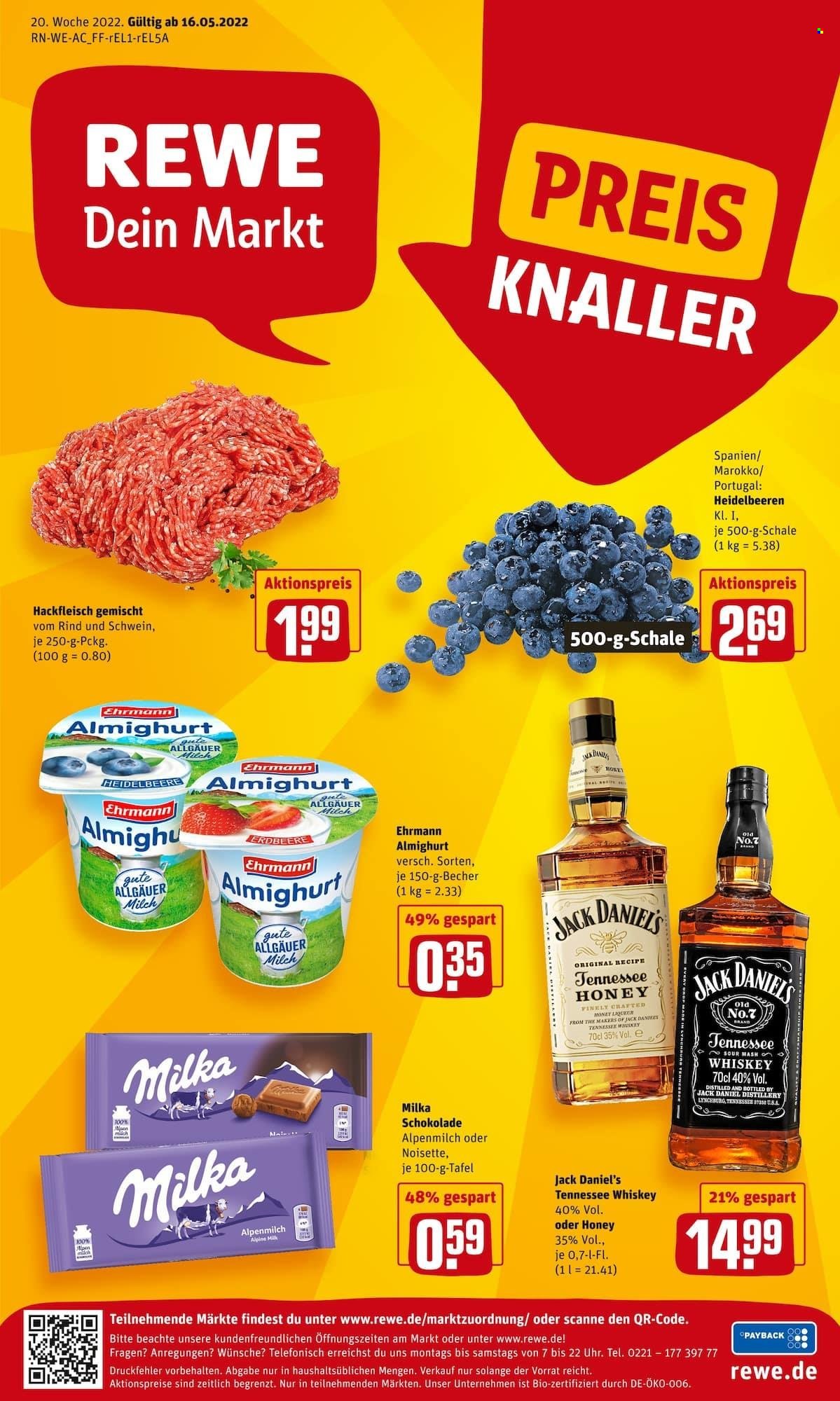 REWE Prospekte  - 16.05.2022 - 21.05.2022. Seite 1