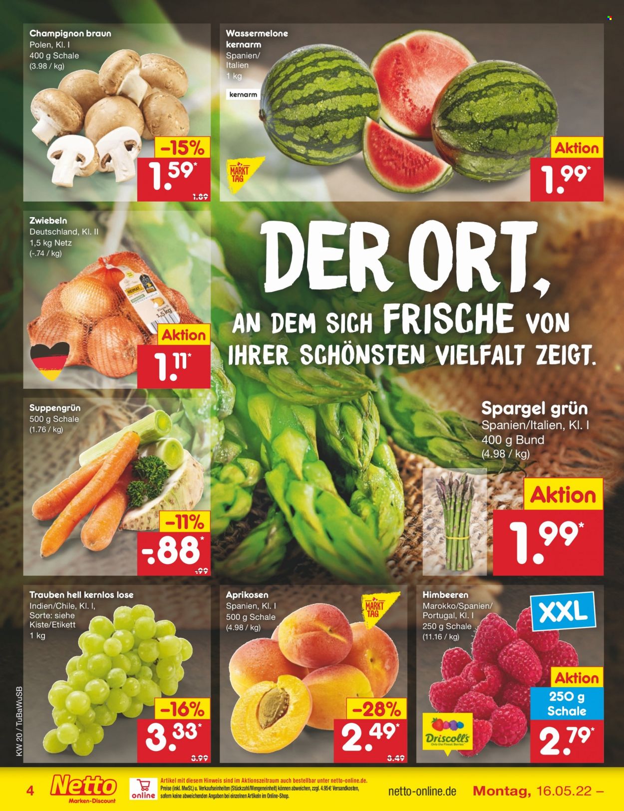 Netto Marken-Discount Prospekte  - 16.05.2022 - 21.05.2022. Seite 4
