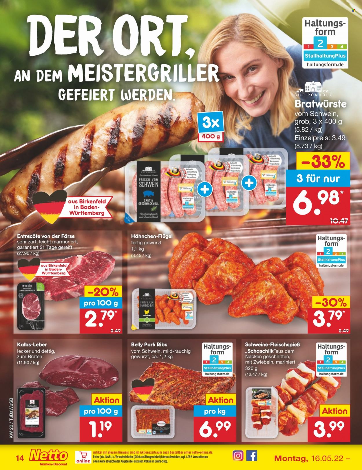 Netto Marken-Discount Prospekte  - 16.05.2022 - 21.05.2022. Seite 14