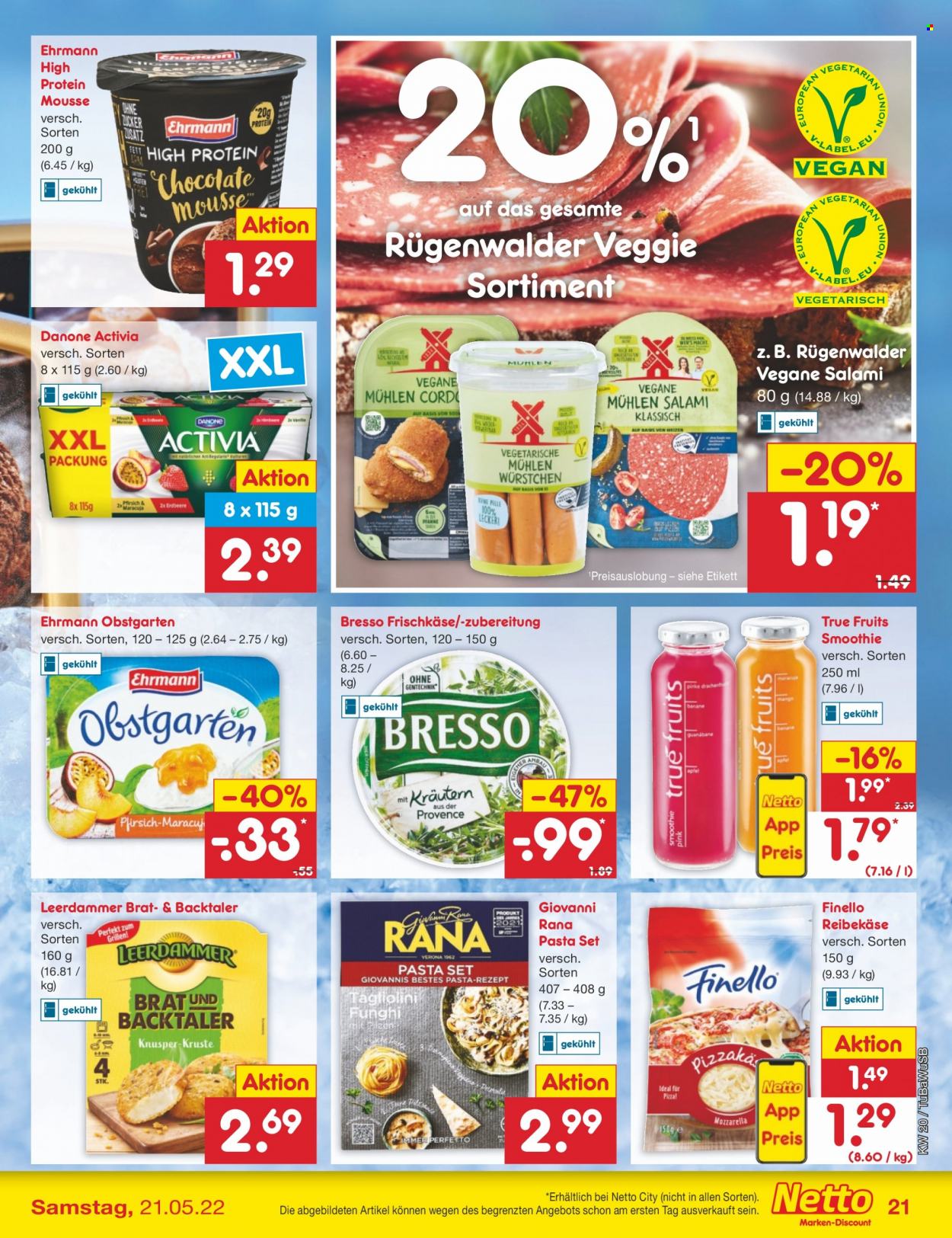 Netto Marken-Discount Prospekte  - 16.05.2022 - 21.05.2022. Seite 21