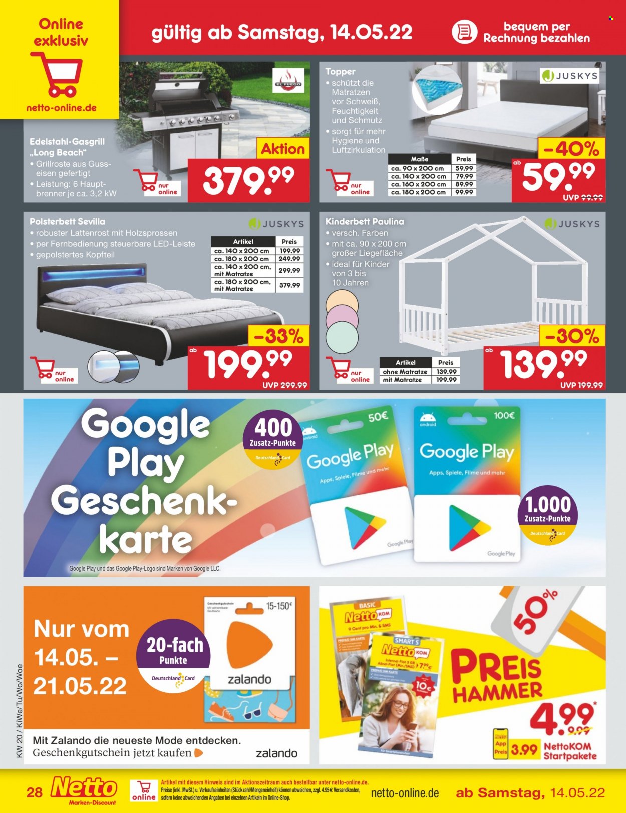 Netto Marken-Discount Prospekte  - 16.05.2022 - 21.05.2022. Seite 28