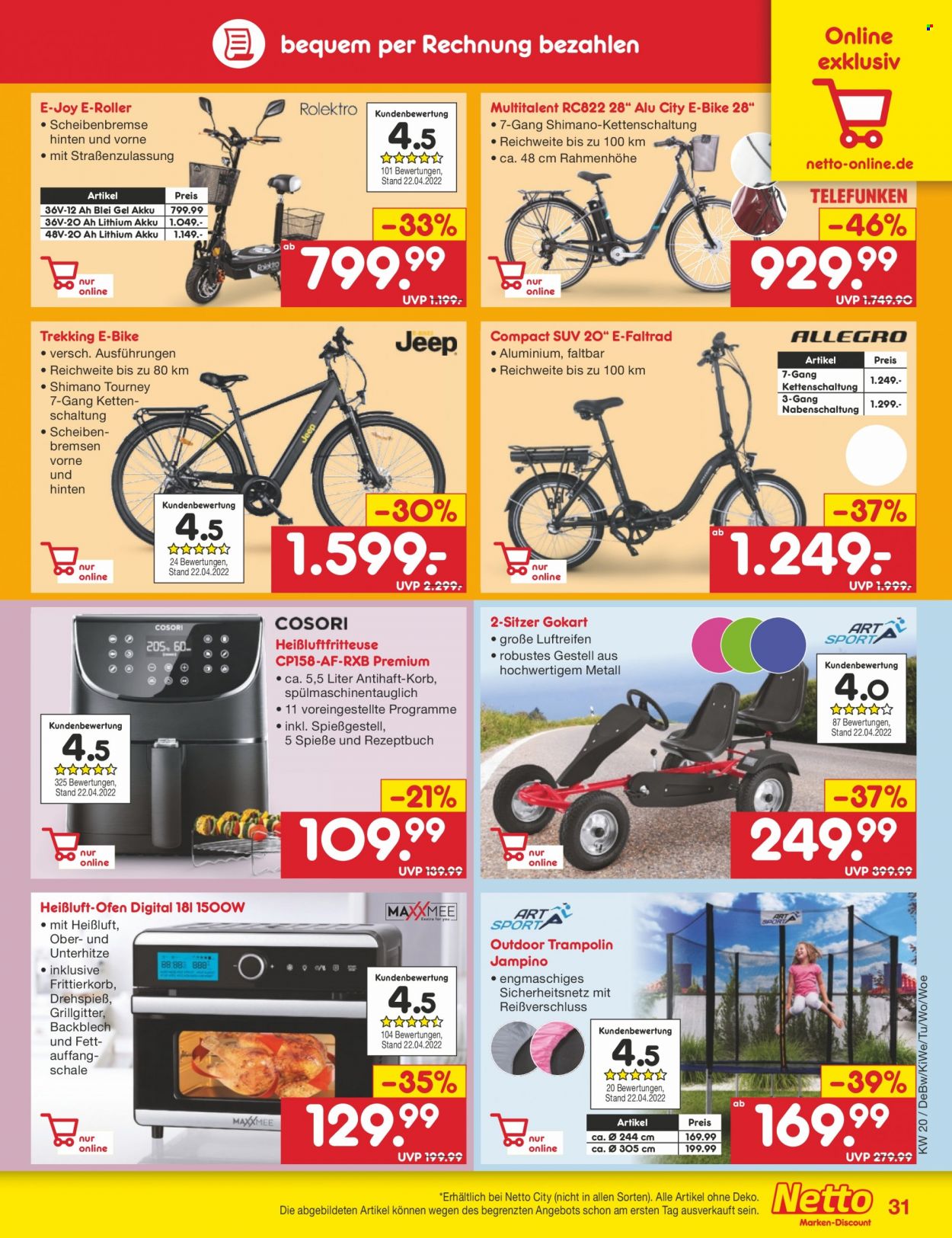 Netto Marken-Discount Prospekte  - 16.05.2022 - 21.05.2022. Seite 31