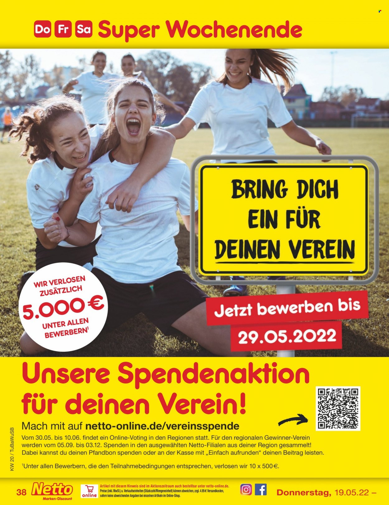 Netto Marken-Discount Prospekte  - 16.05.2022 - 21.05.2022. Seite 38
