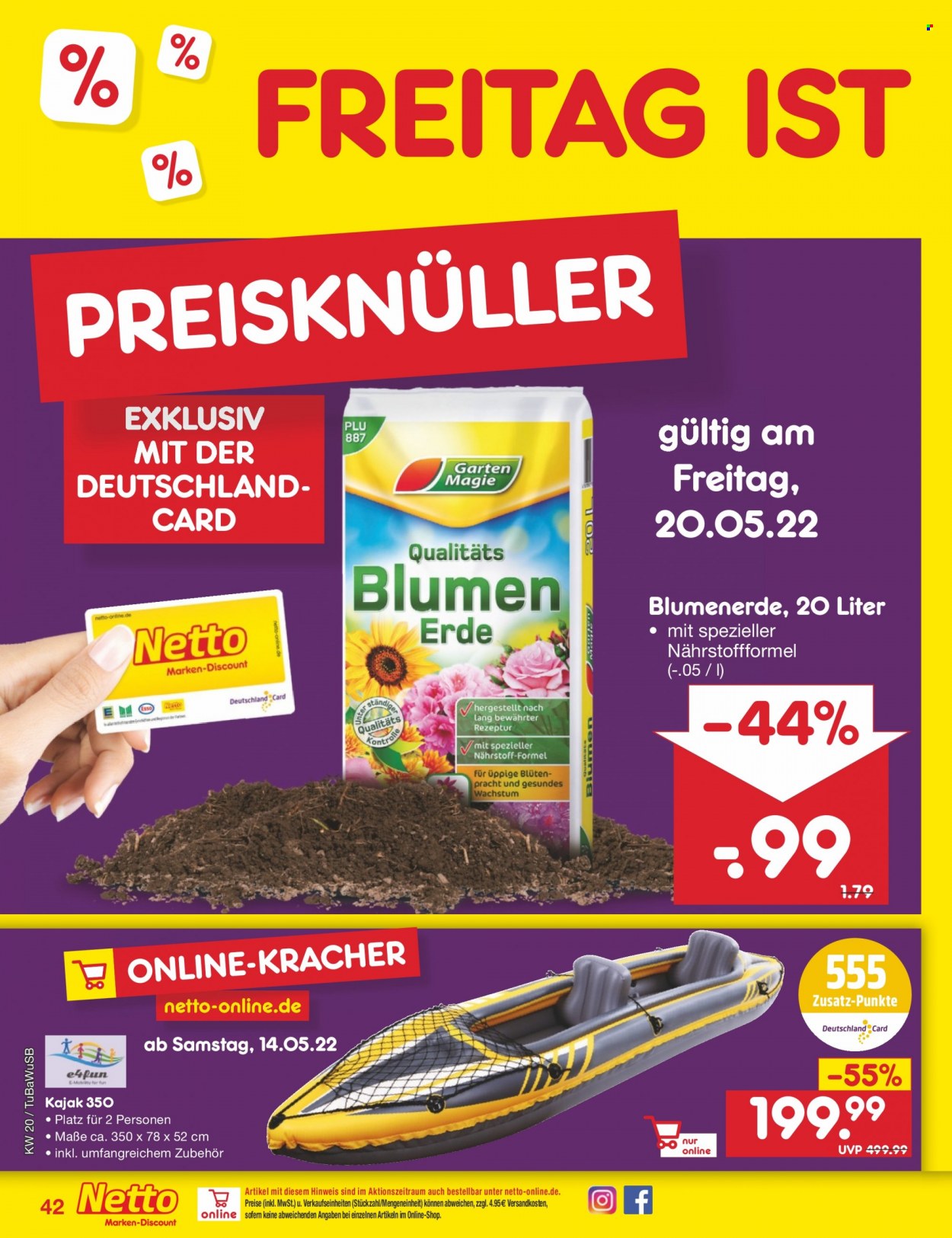 Netto Marken-Discount Prospekte  - 16.05.2022 - 21.05.2022. Seite 42