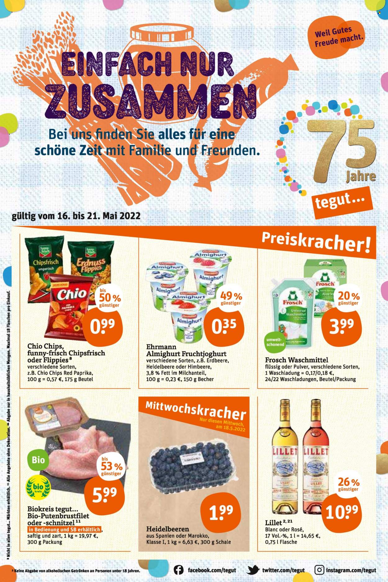 tegut... Prospekte  - 16.05.2022 - 21.05.2022. Seite 1