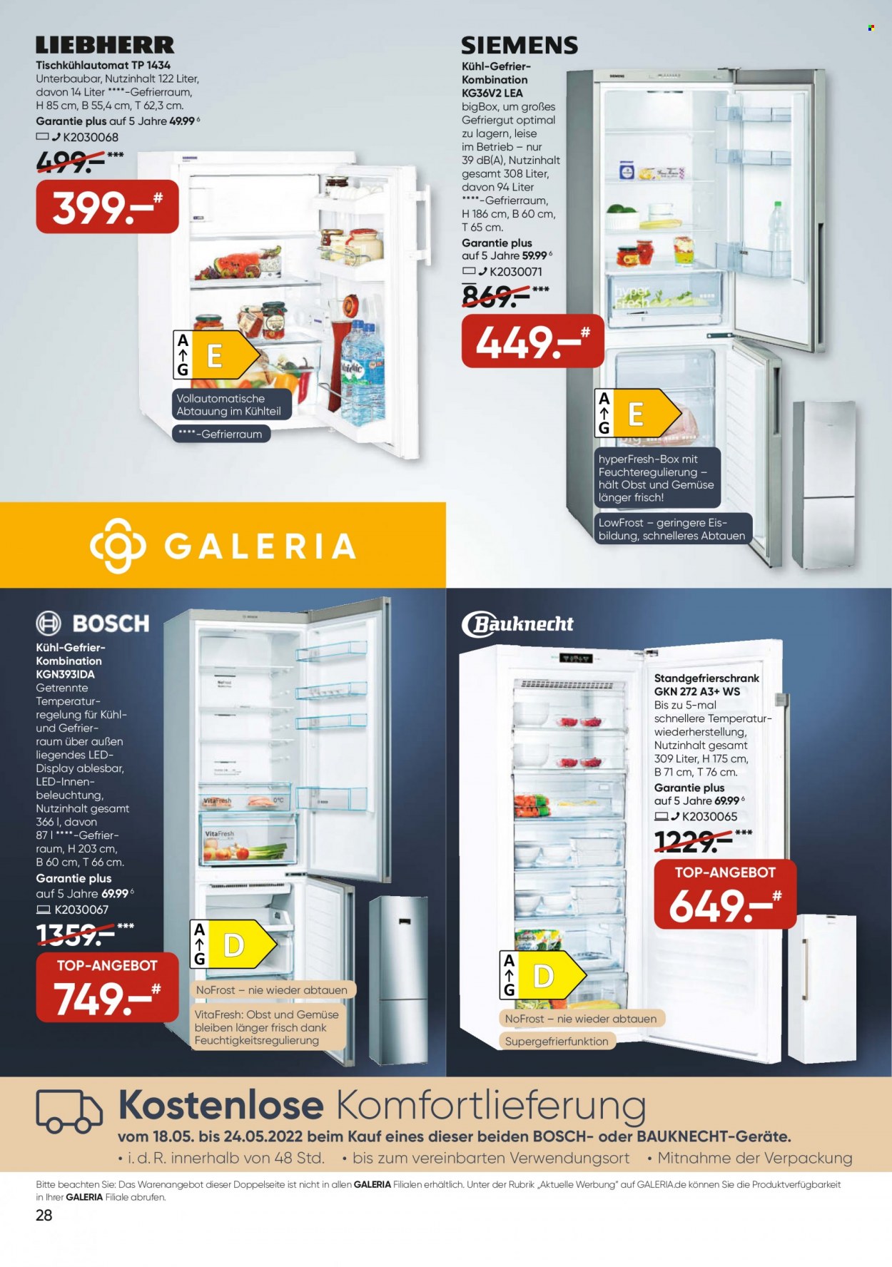 GALERIA Karstadt Kaufhof Prospekte  - 18.05.2022 - 24.05.2022. Seite 28