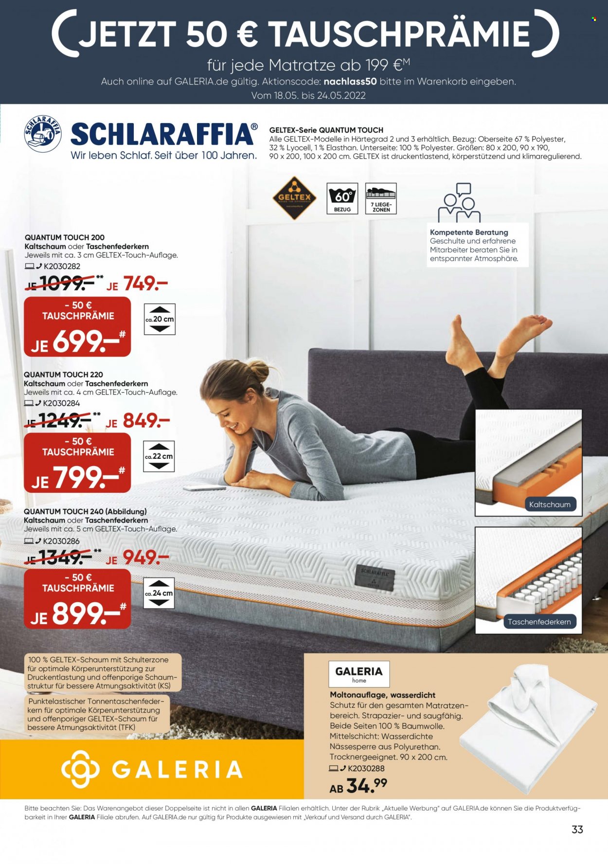GALERIA Karstadt Kaufhof Prospekte  - 18.05.2022 - 24.05.2022. Seite 33