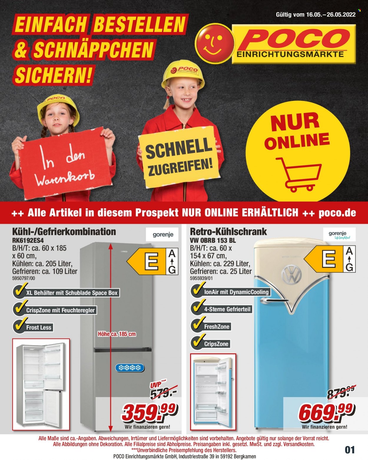 Poco Prospekte  - 16.05.2022 - 26.05.2022. Seite 1