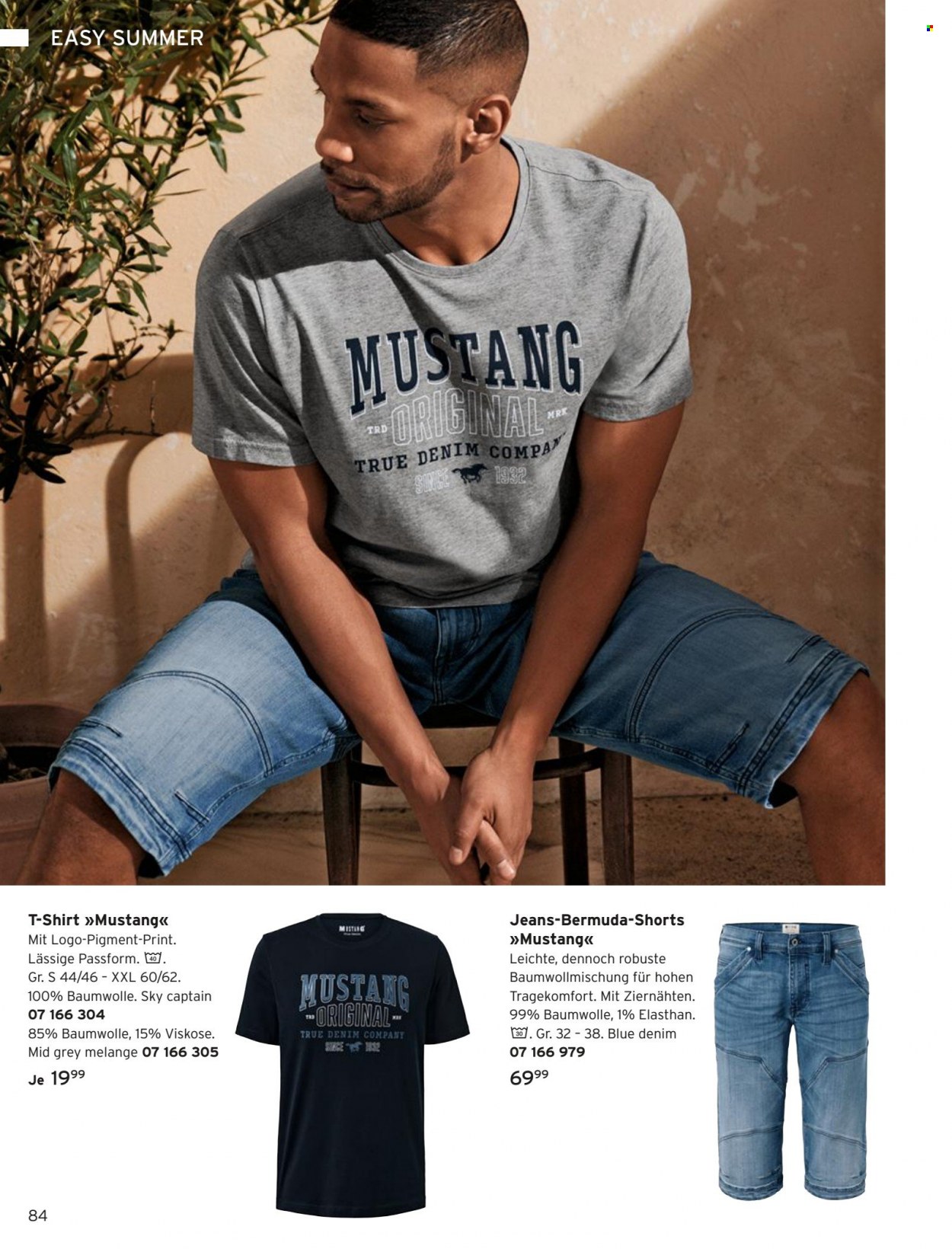 thumbnail - Prospekte Tchibo - Produkte in Aktion - Jeans, Shorts, Shirt. Seite 84.