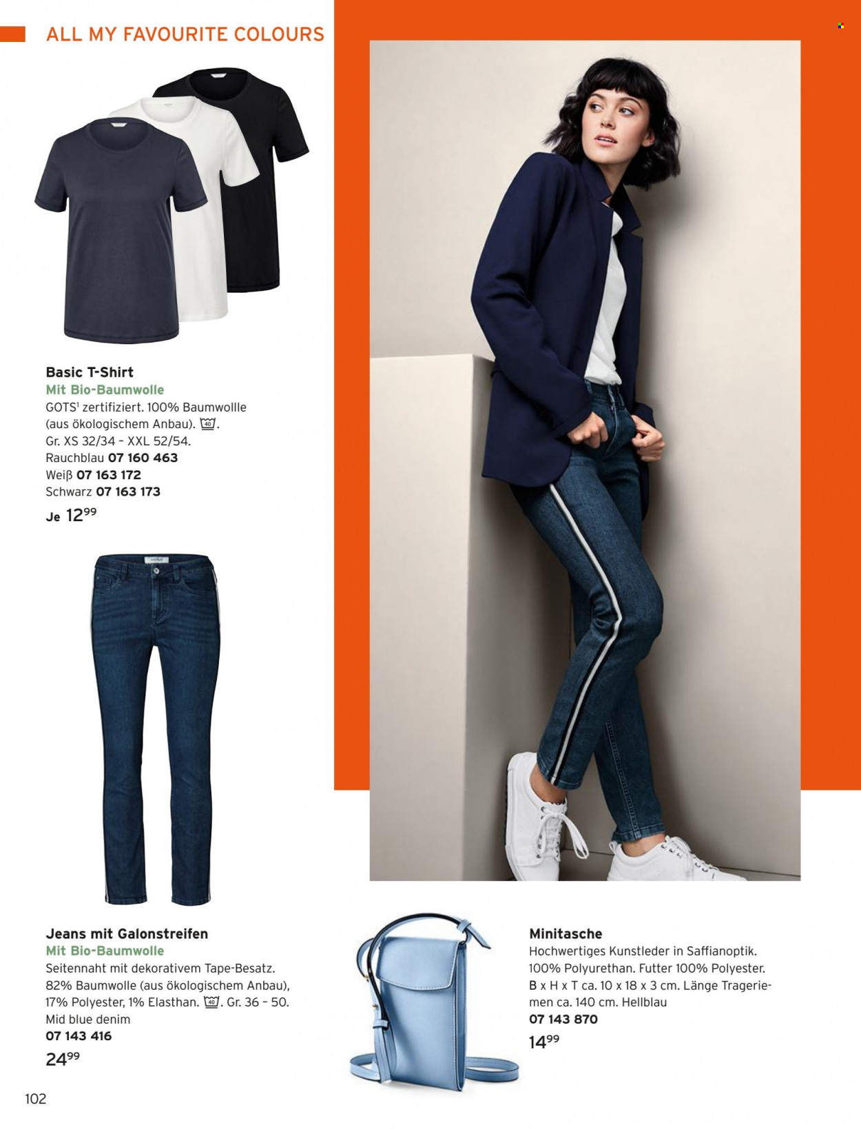 thumbnail - Prospekte Tchibo - Produkte in Aktion - Jeans, Shirt. Seite 102.