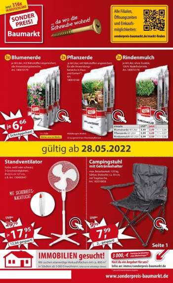 Prospekte Sonderpreis-Baumarkt - 28.05.2022 - 3.06.2022.