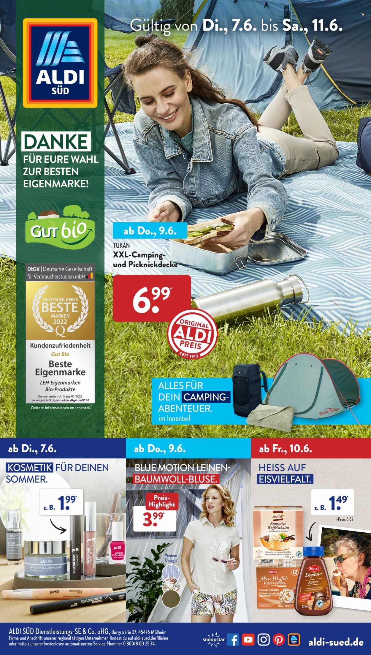 ALDI SÜD Prospekte  - 7.06.2022 - 11.06.2022. Seite 1