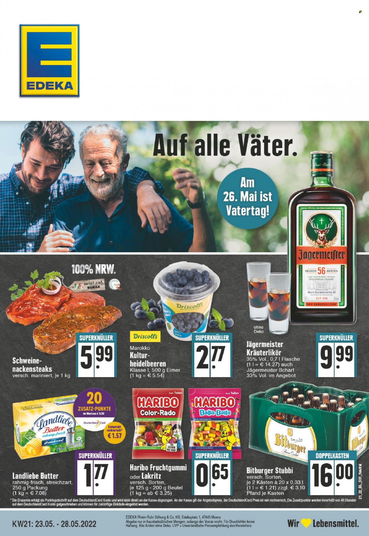 Edeka Prospekte  - 23.05.2022 - 28.05.2022. Seite 1