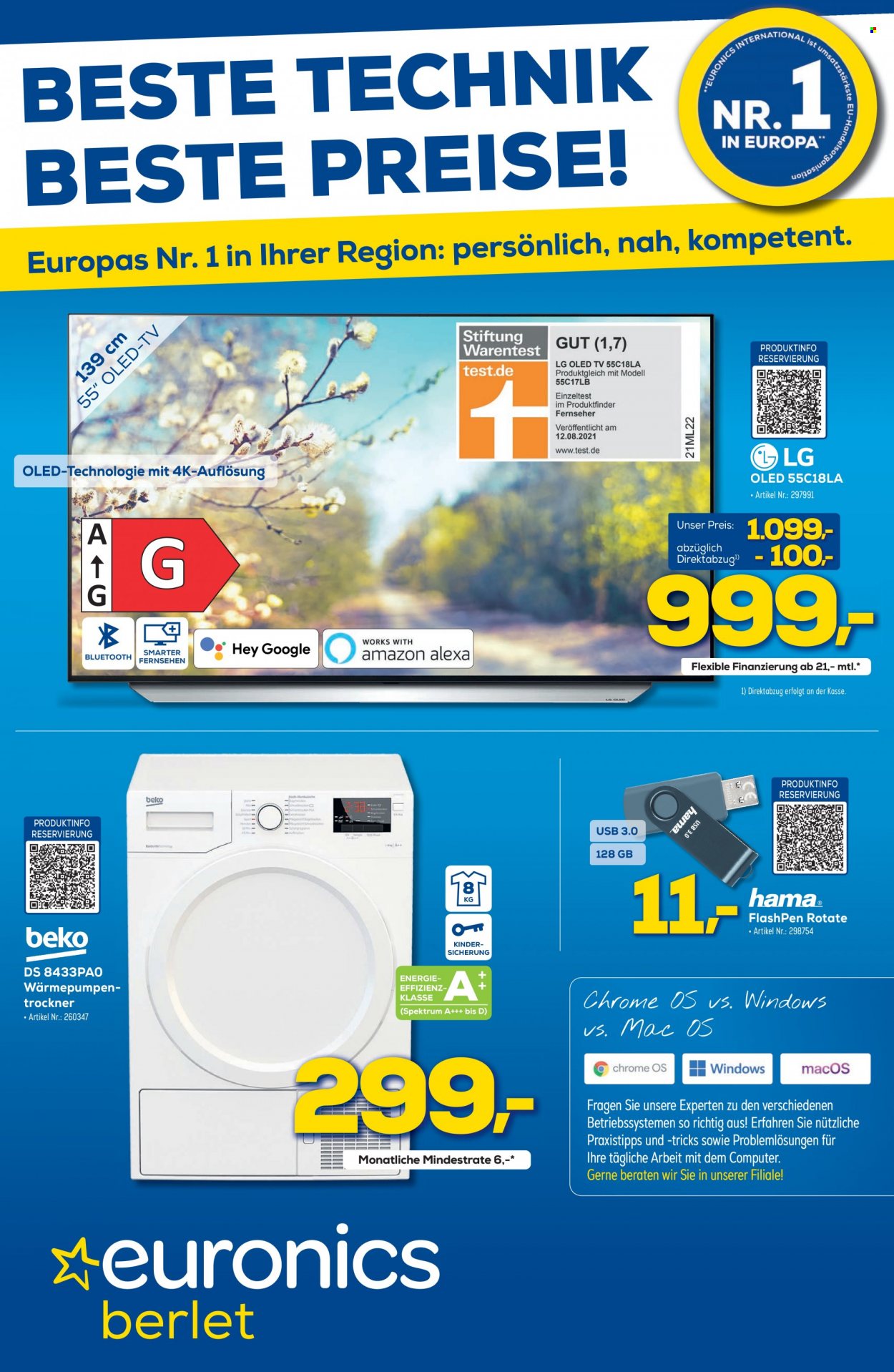 Euronics Prospekte  - 22.05.2022 - 28.05.2022. Seite 1