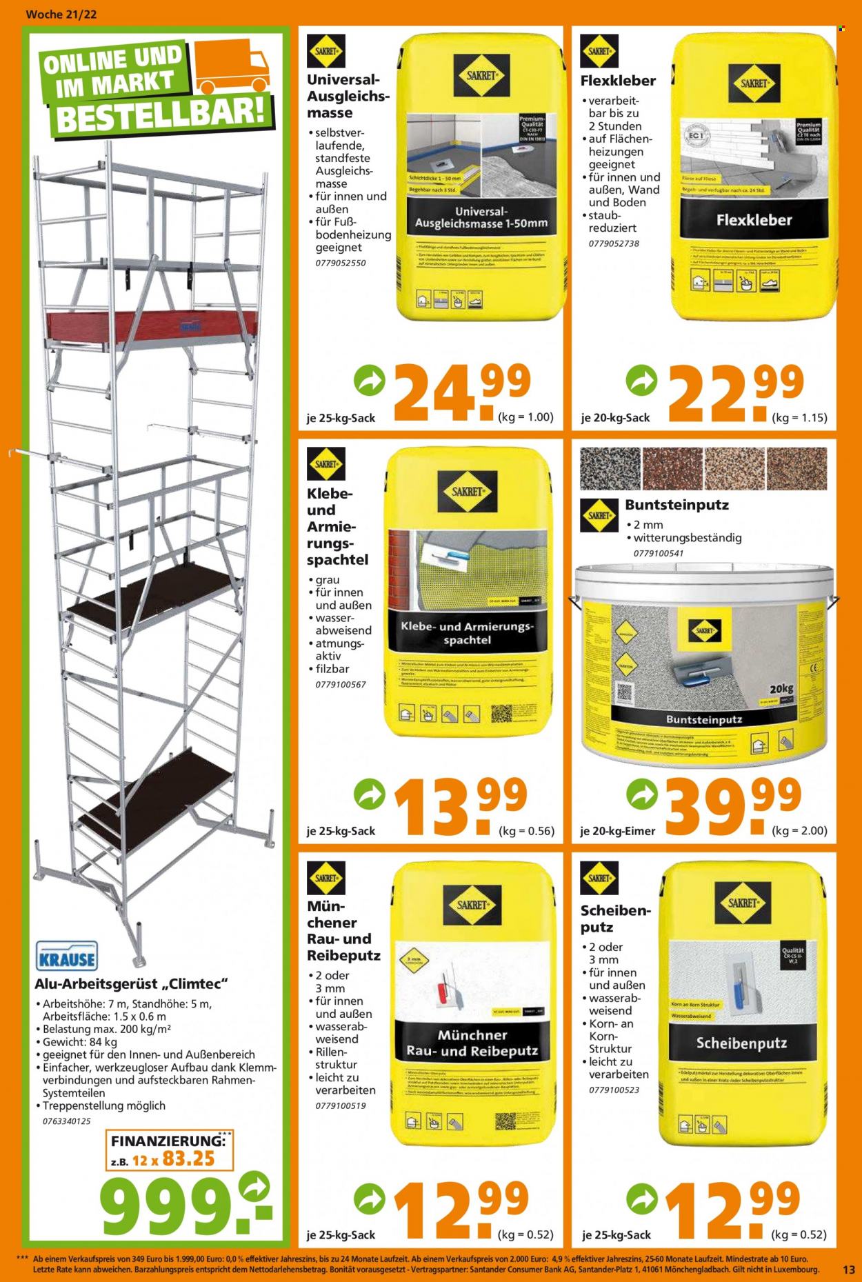 Globus Baumarkt Prospekte  - 23.05.2022 - 28.05.2022. Seite 13