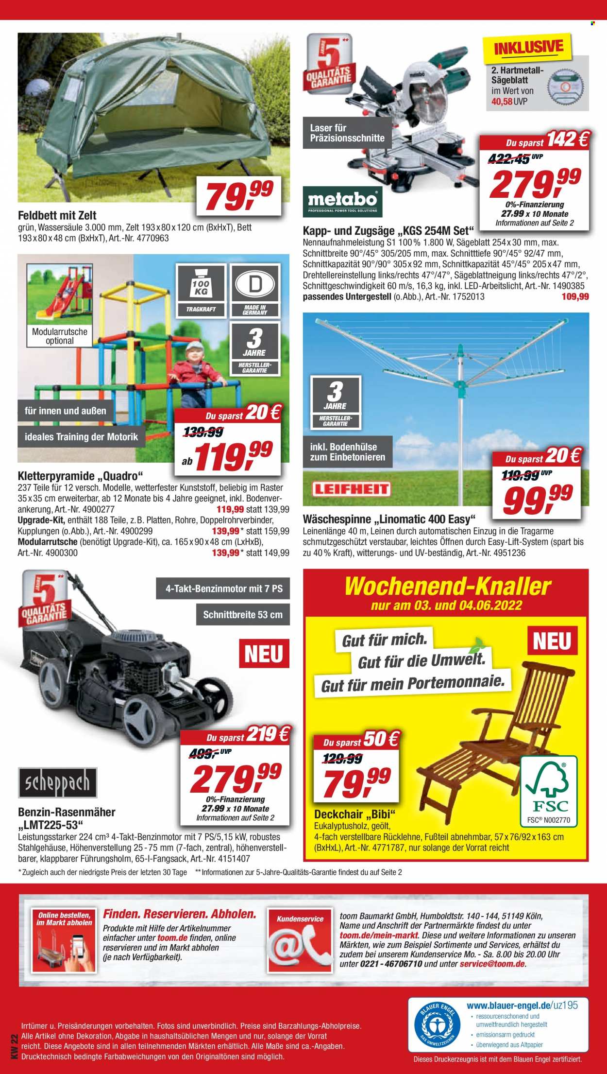 toom Baumarkt Prospekte  - 28.05.2022 - 3.06.2022. Seite 24