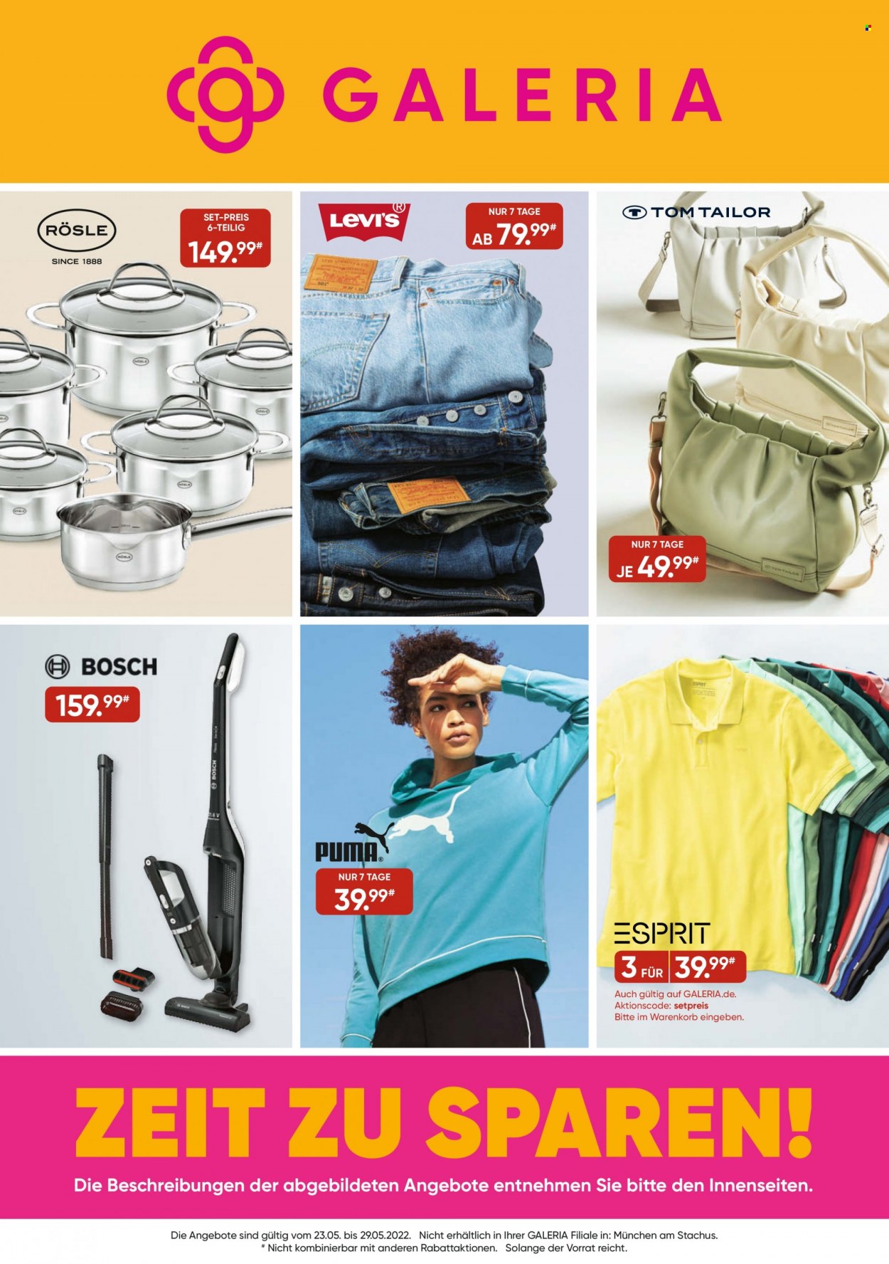 GALERIA Karstadt Kaufhof Prospekte  - 23.05.2022 - 29.05.2022. Seite 1