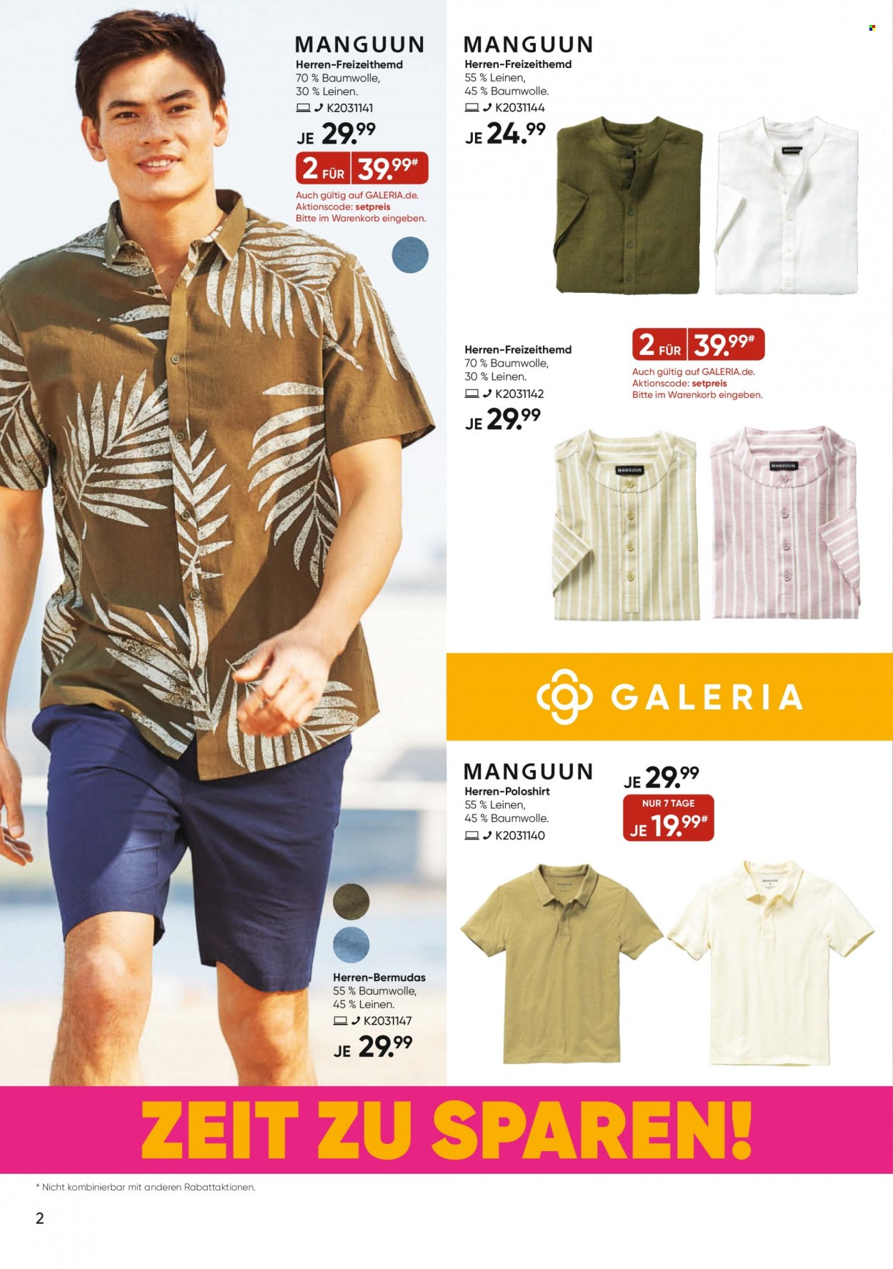 GALERIA Karstadt Kaufhof Prospekte  - 23.05.2022 - 29.05.2022. Seite 2