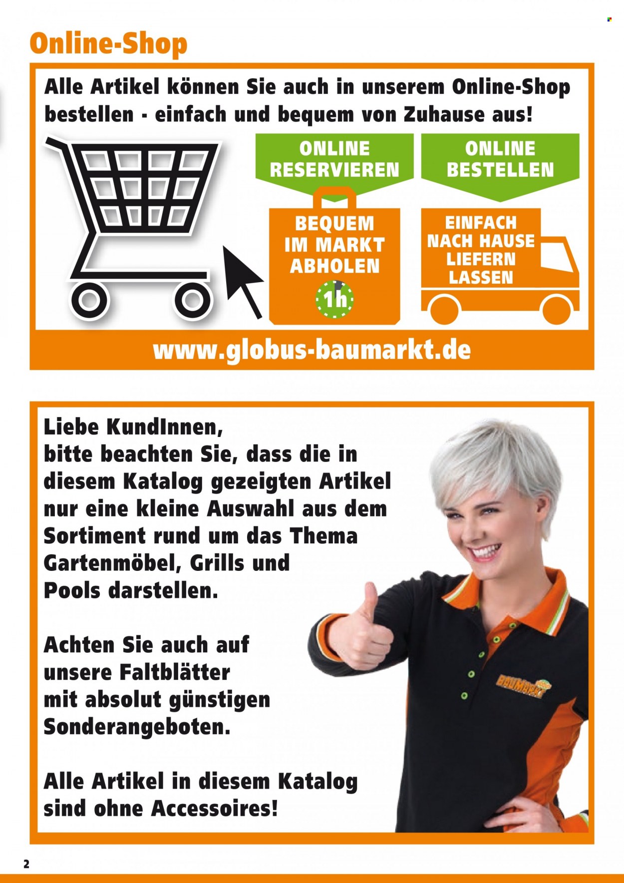 Globus Baumarkt Prospekte . Seite 2