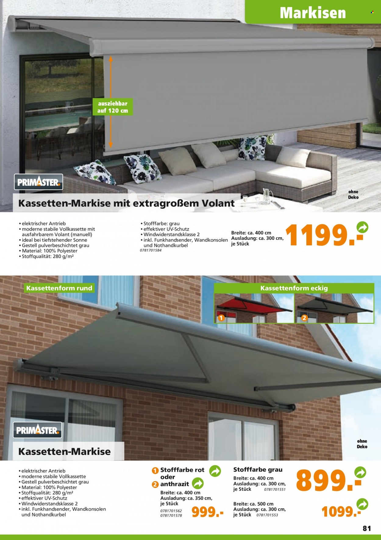 Globus Baumarkt Prospekte . Seite 81