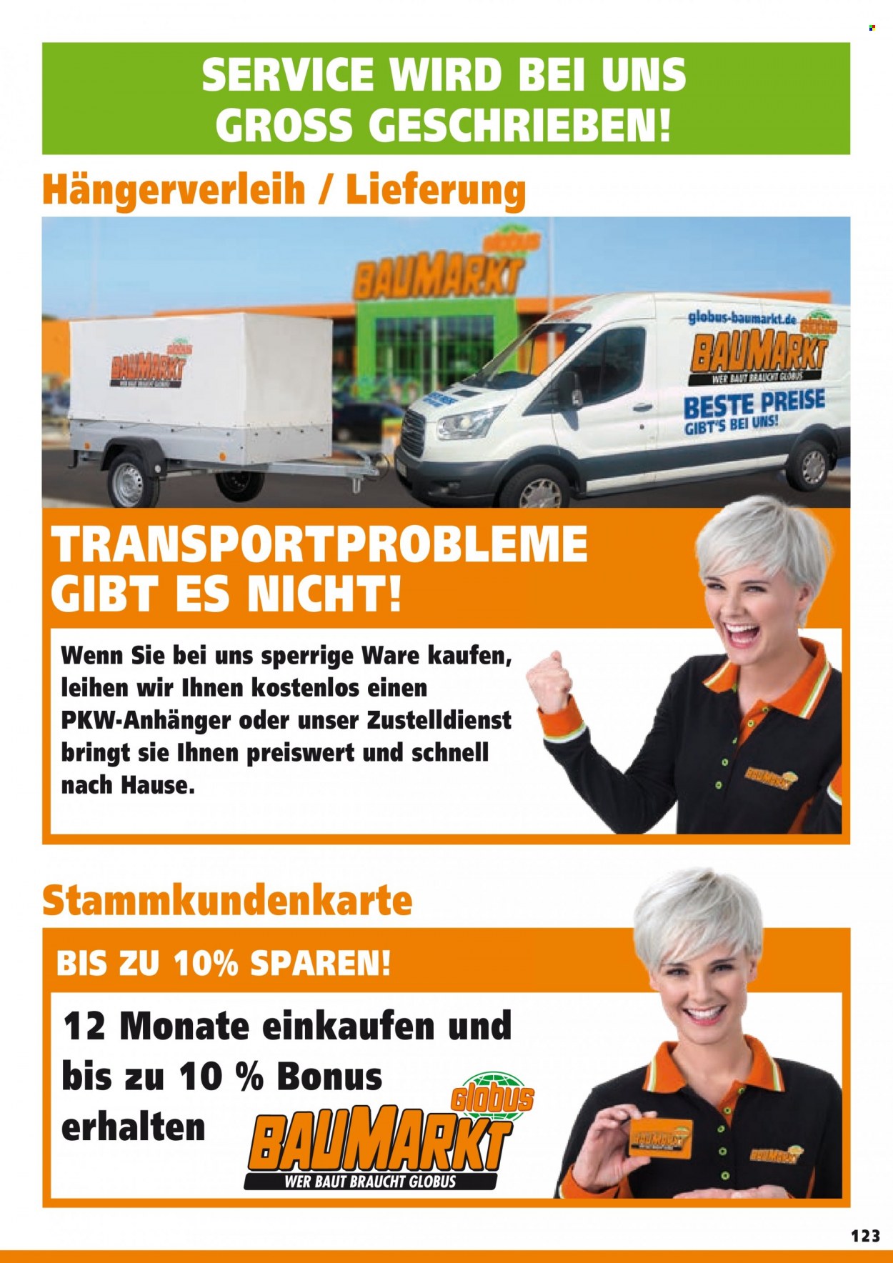 Globus Baumarkt Prospekte . Seite 123